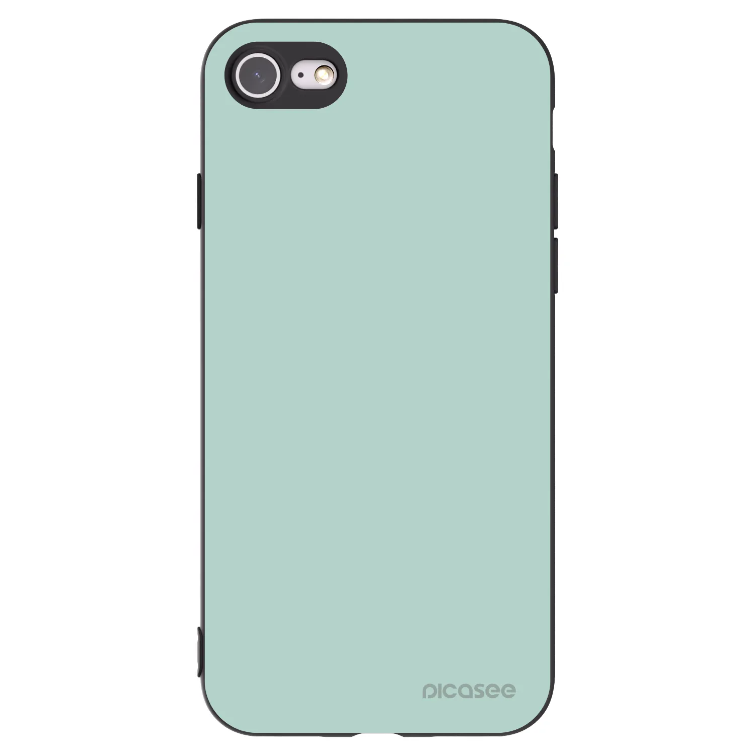 Picasee silikonowe czarne etui na Apple iPhone 8 - Pastel Charm