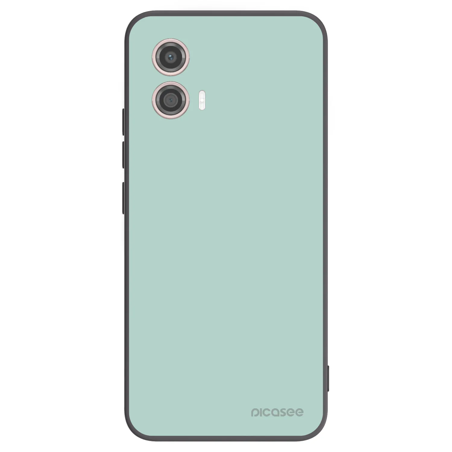 Picasee silikonowe czarne etui na Motorola Moto G53 5G - Pastel Charm