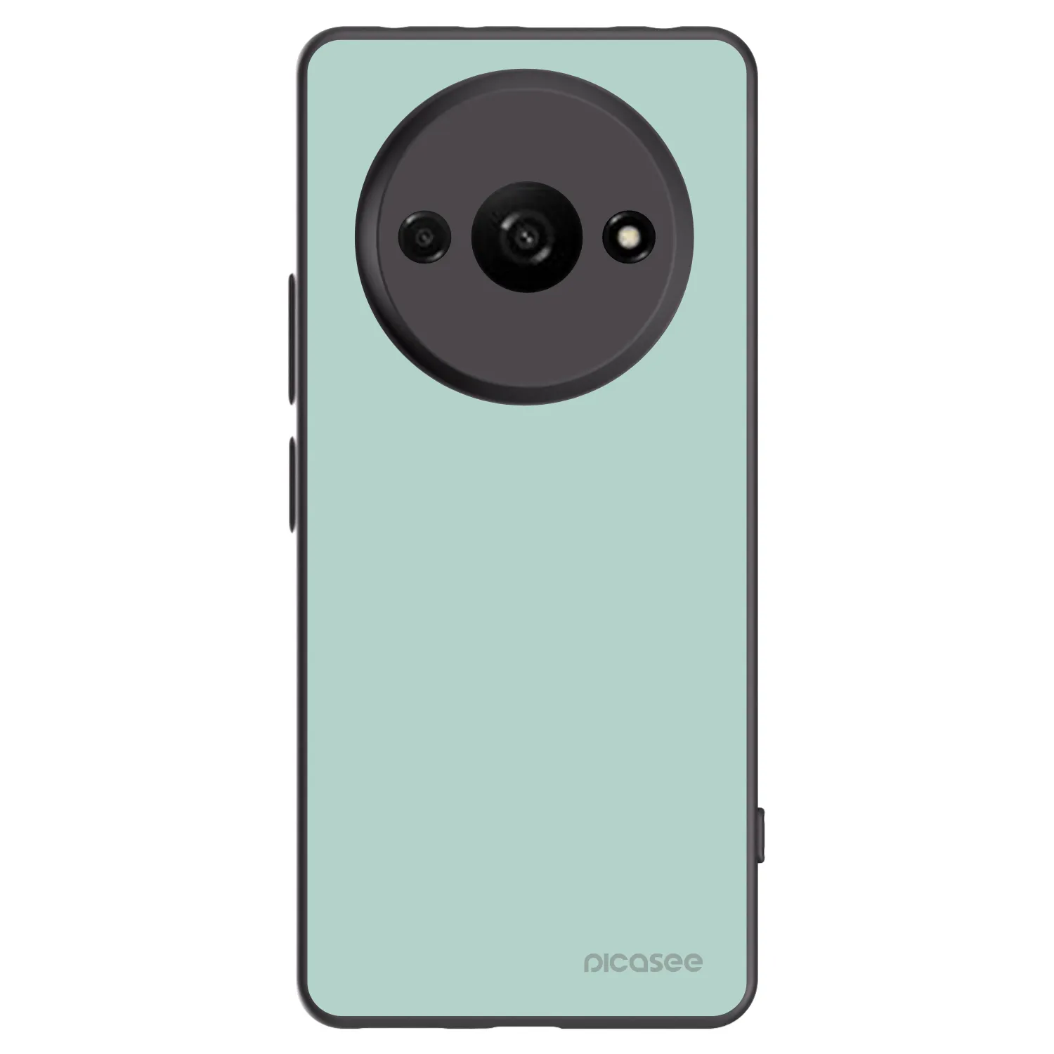 Picasee silikonowe czarne etui na Xiaomi Redmi A3 - Pastel Charm