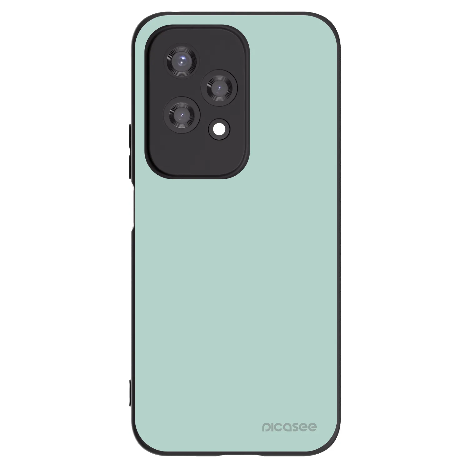 Picasee silikonowe czarne etui na Honor 200 Lite - Pastel Charm