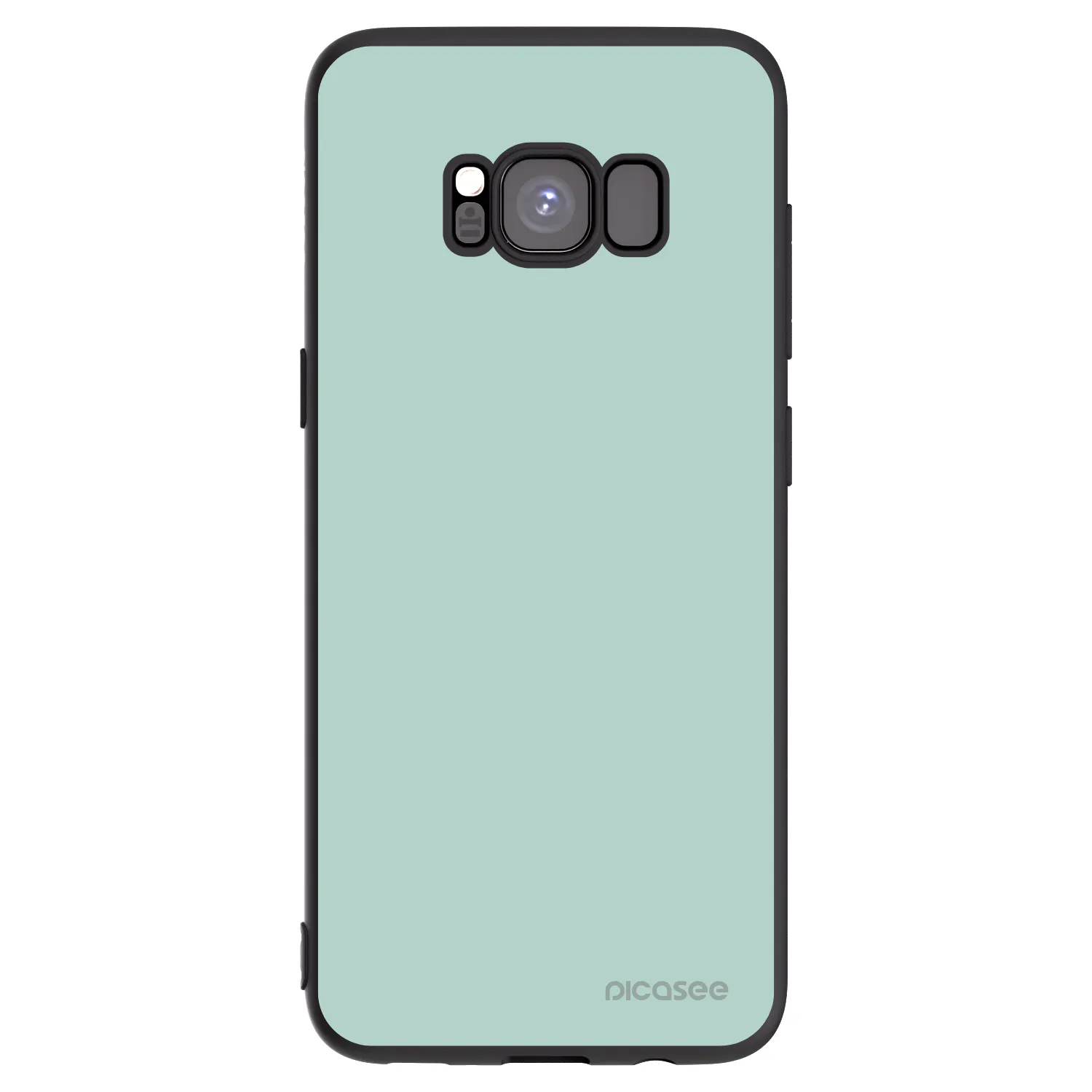 Picasee silikonowe czarne etui na Samsung Galaxy S8 G950F - Pastel Charm