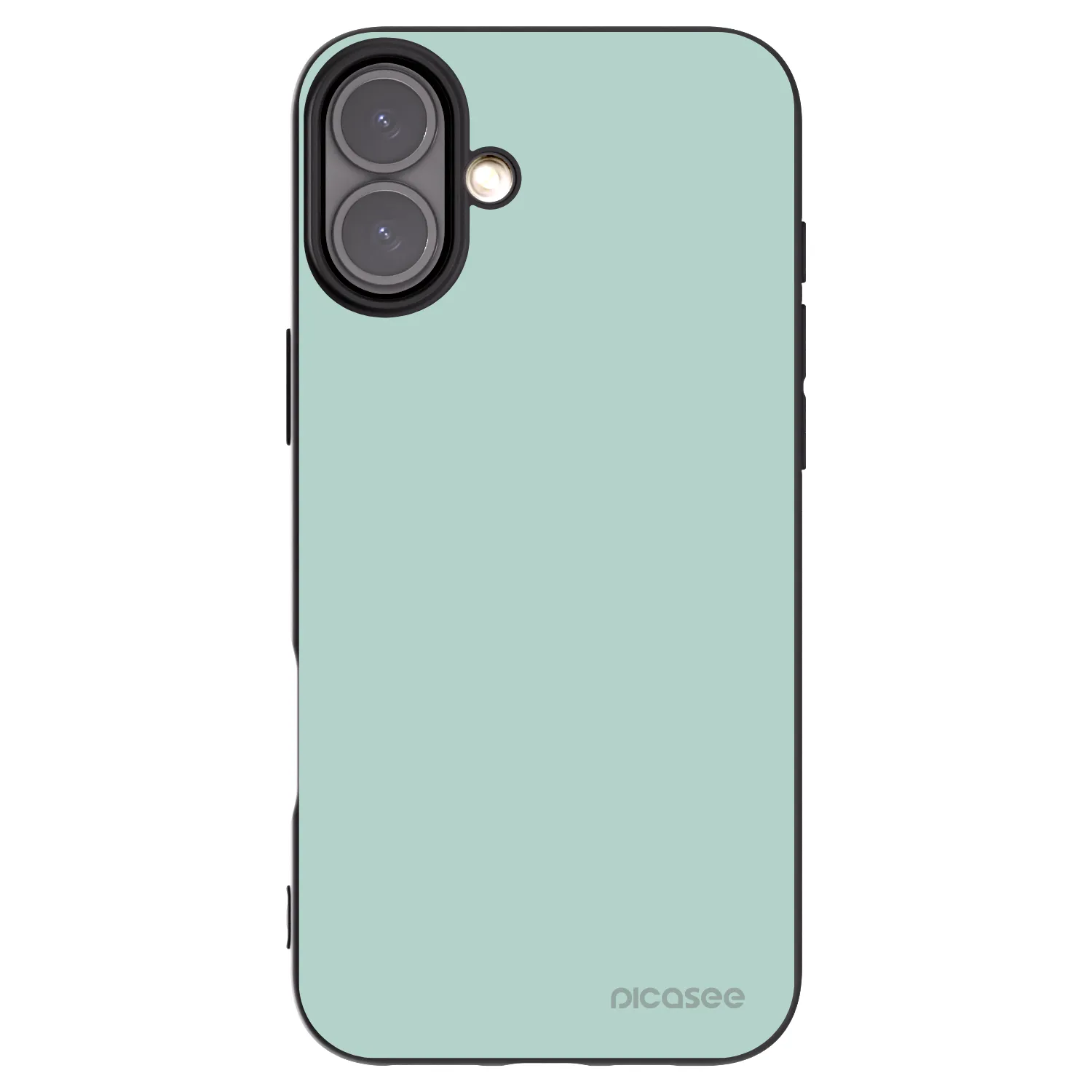 Picasee silikonowe czarne etui na Apple iPhone 16 Plus - Pastel Charm