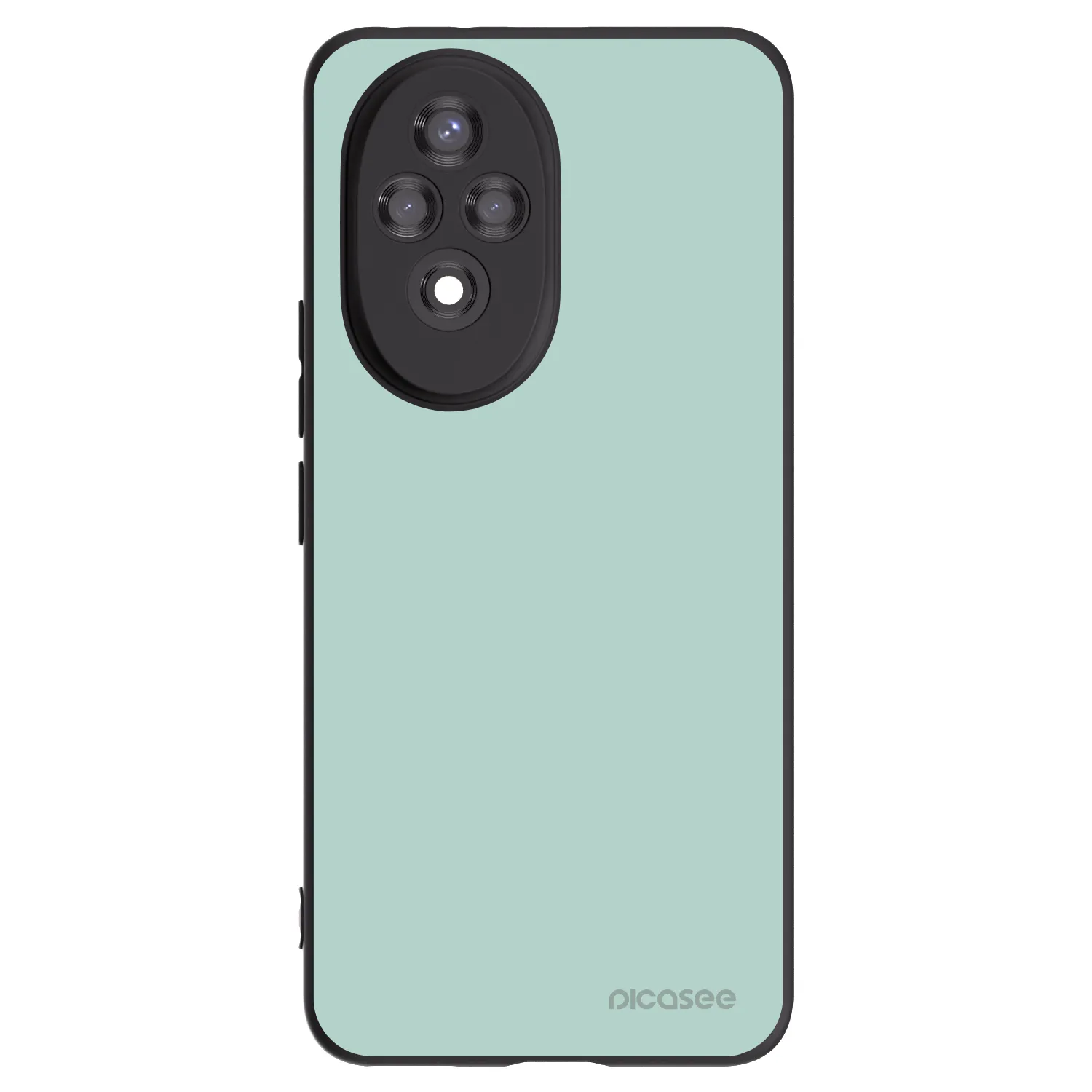 Picasee silikonowe czarne etui na Honor 200 Pro 5G - Pastel Charm