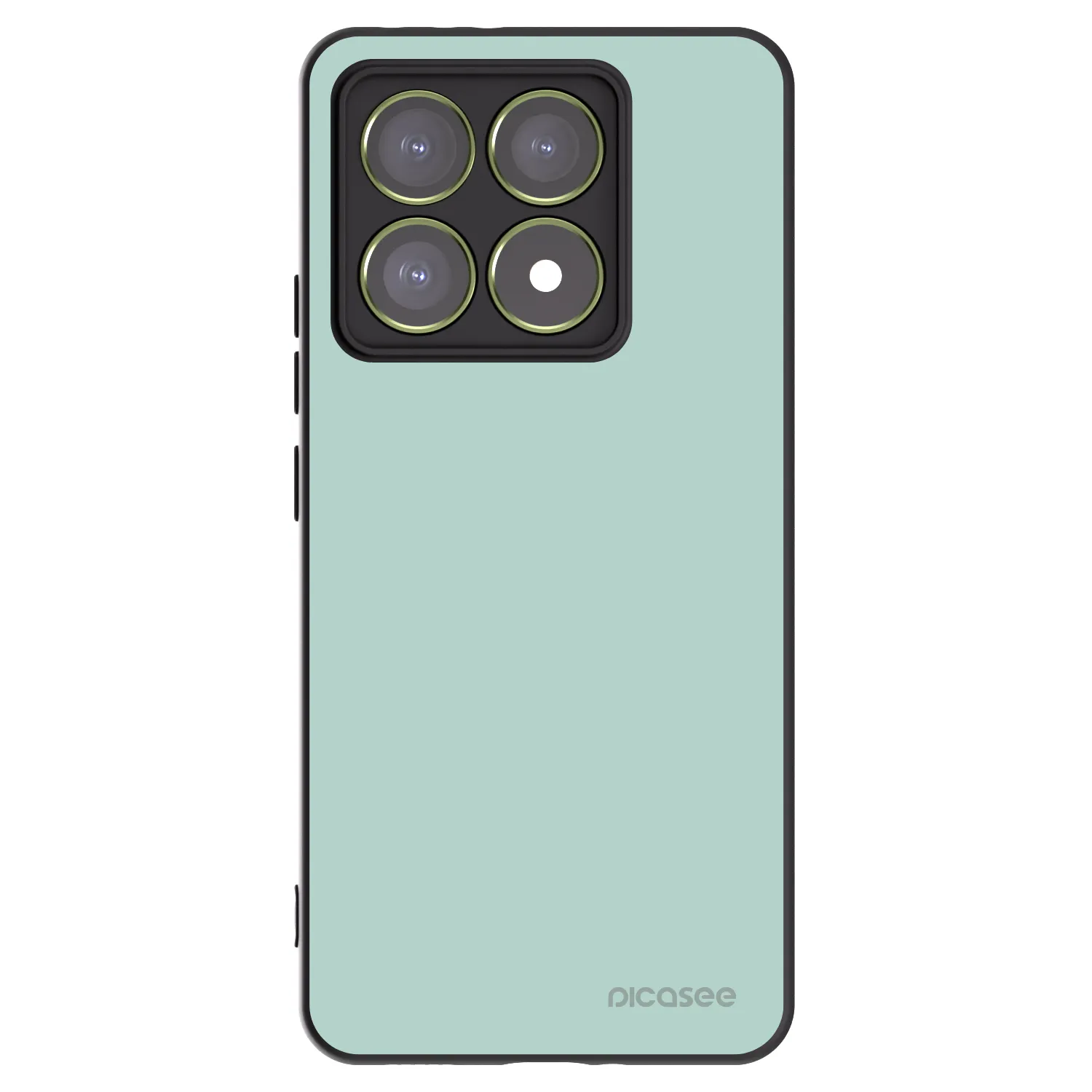 Picasee silikonowe czarne etui na Xiaomi 14T - Pastel Charm
