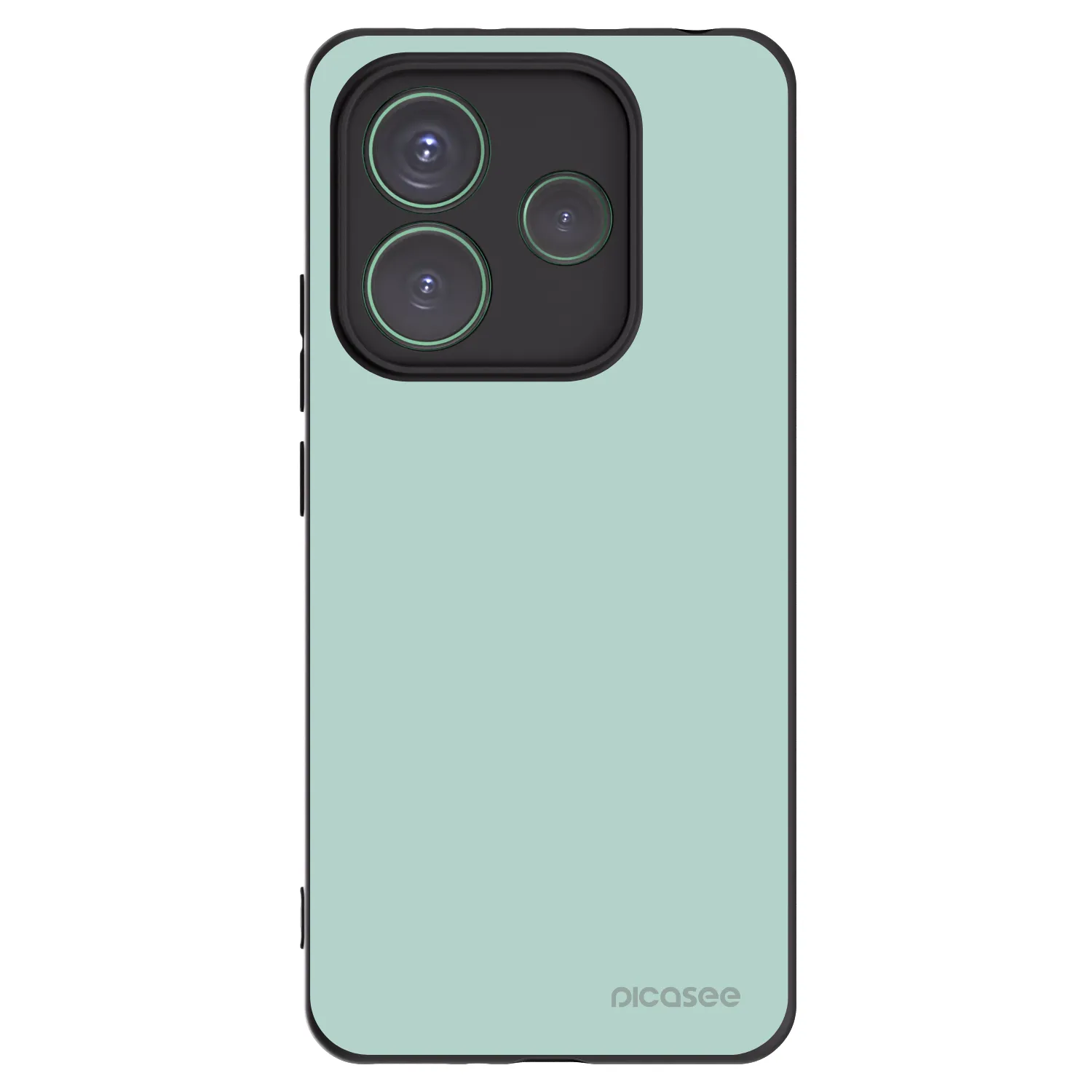 Picasee silikonowe czarne etui na Xiaomi Redmi Note 14 5G - Pastel Charm