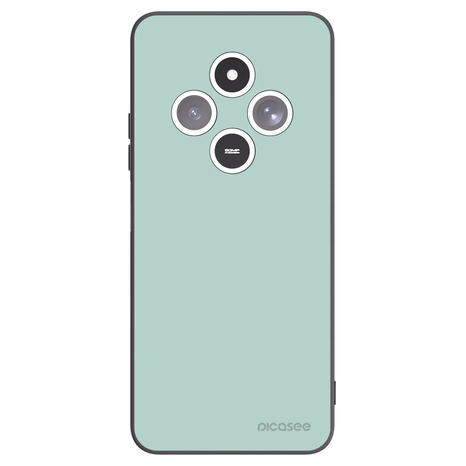 Picasee silikonowe czarne etui na Xiaomi Redmi 14C - Pastel Charm