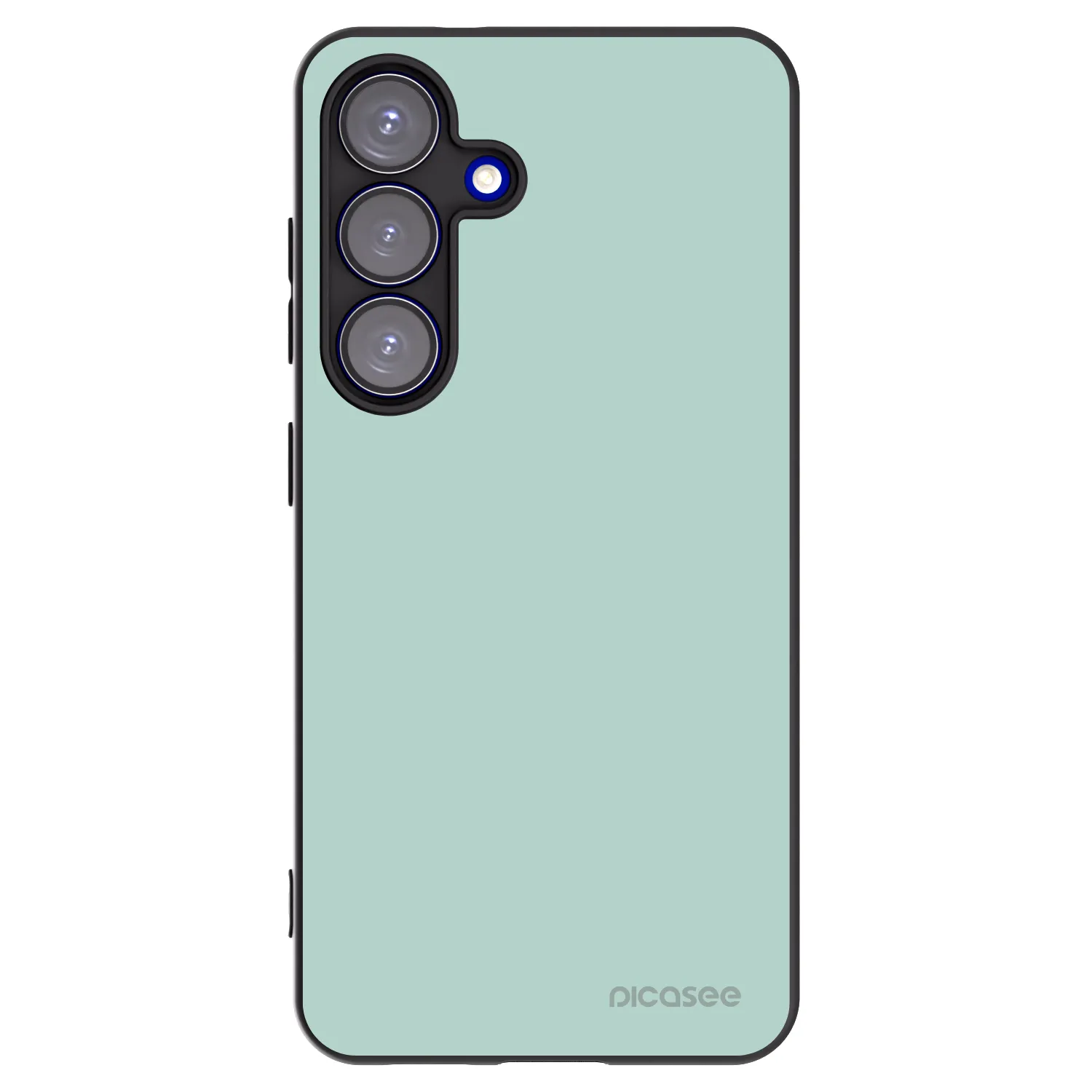 Picasee silikonowe czarne etui na Samsung Galaxy S25 5G - Pastel Charm