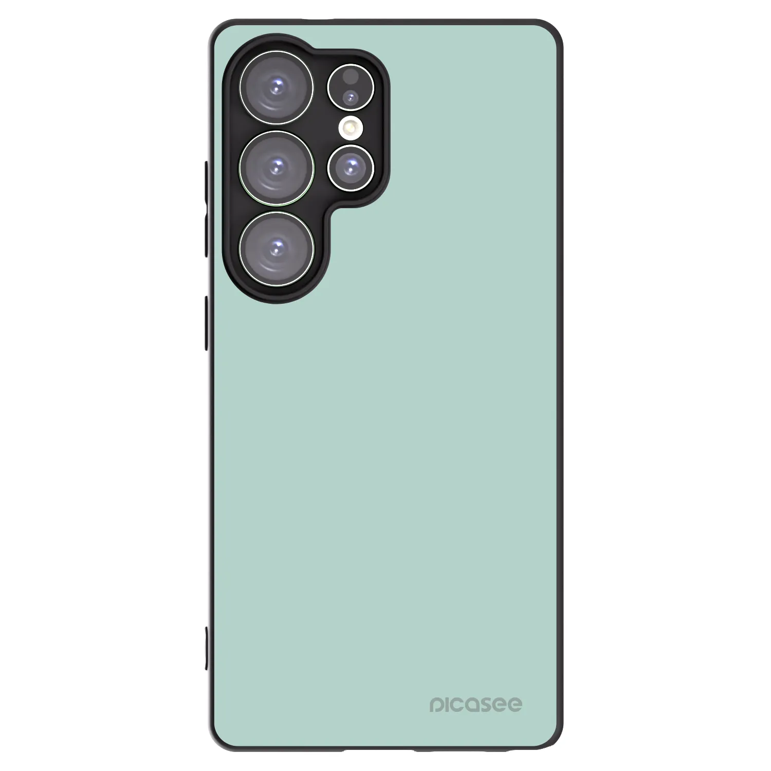 Picasee silikonowe czarne etui na Samsung Galaxy S25 Ultra 5G - Pastel Charm