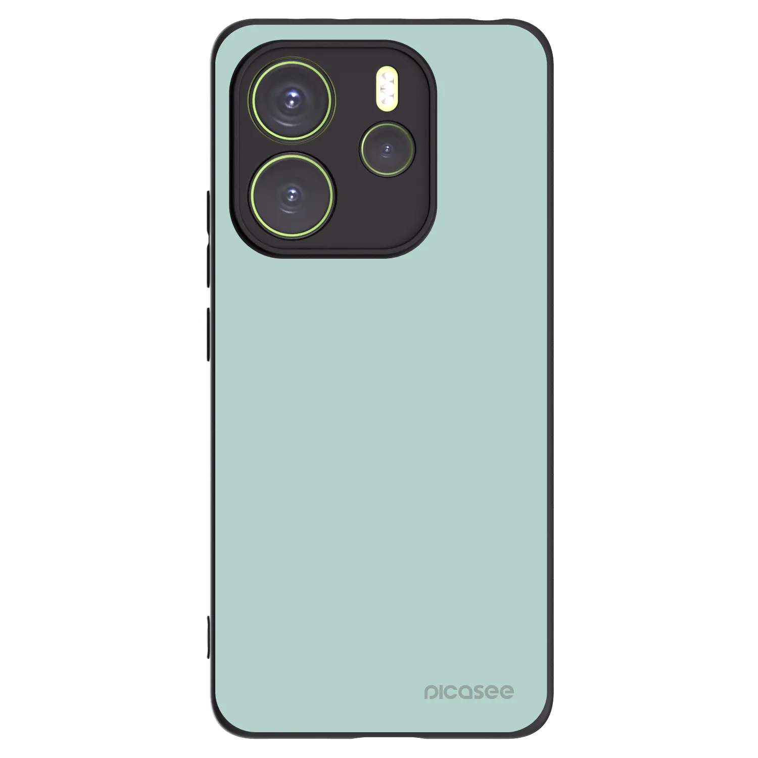 Picasee silikonowe czarne etui na Xiaomi Redmi Note 14 4G - Pastel Charm