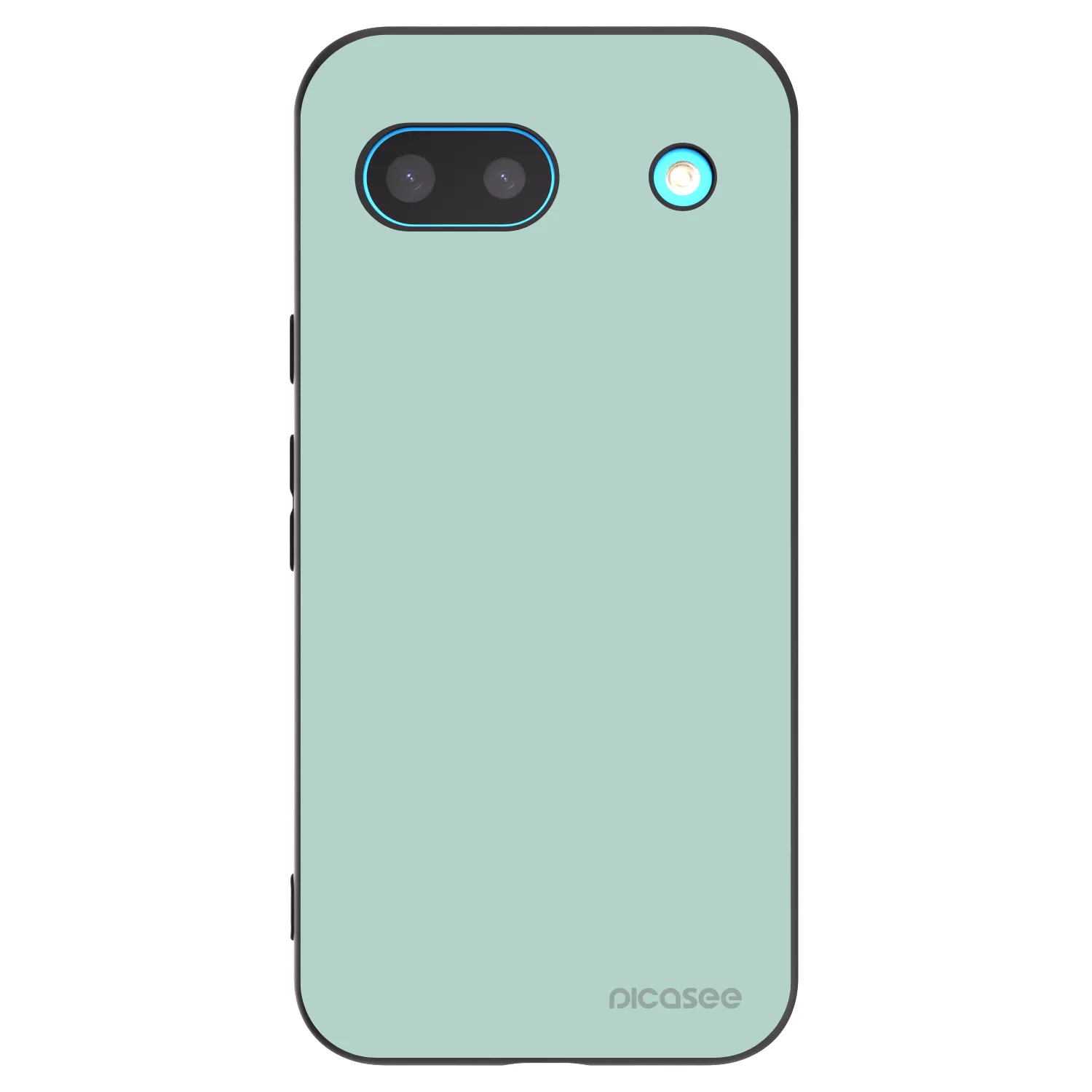 Picasee silikonowe czarne etui na Google Pixel 8a - Pastel Charm