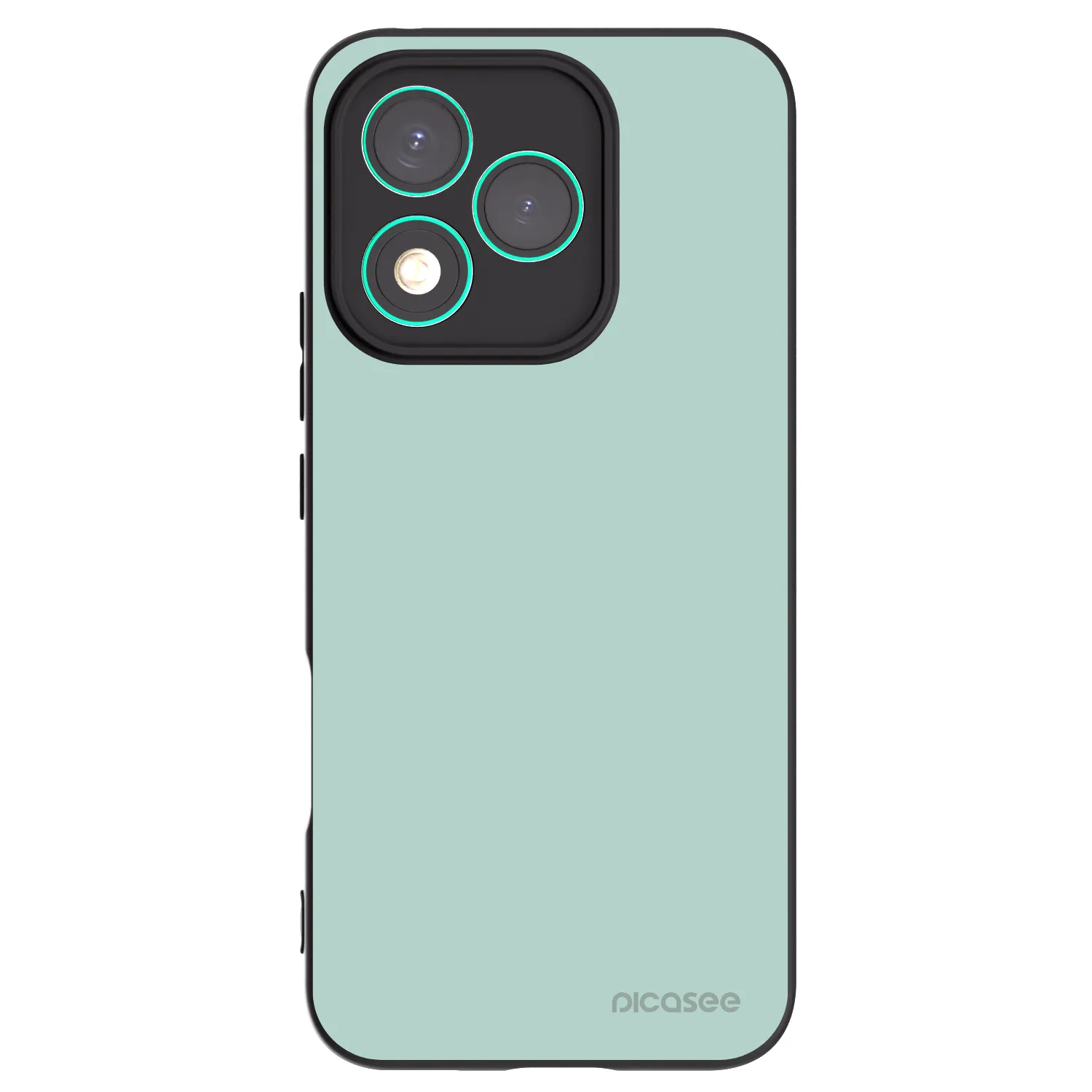 Picasee silikonowe czarne etui na Honor 400 Lite 5G - Pastel Charm