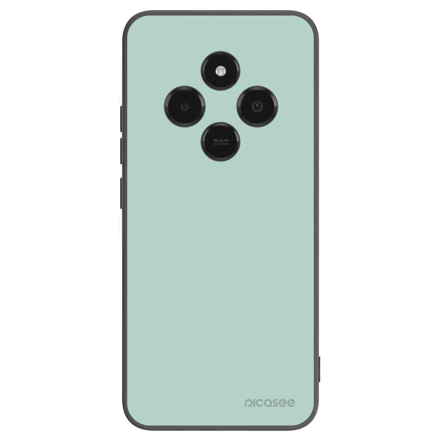Picasee silikonowe czarne etui na Xiaomi Poco C75 - Pastel Charm
