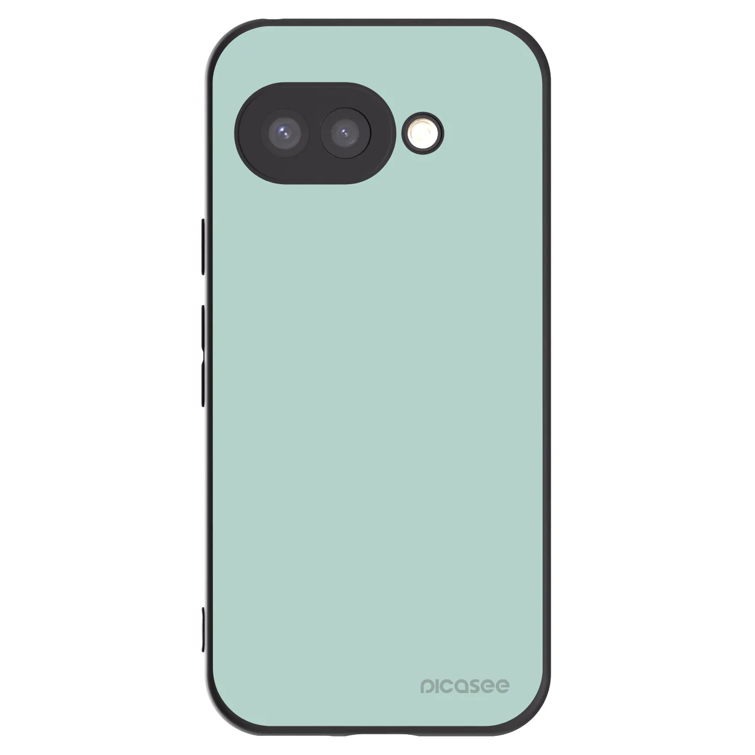 Picasee silikonowe czarne etui na Google Pixel 9a - Pastel Charm