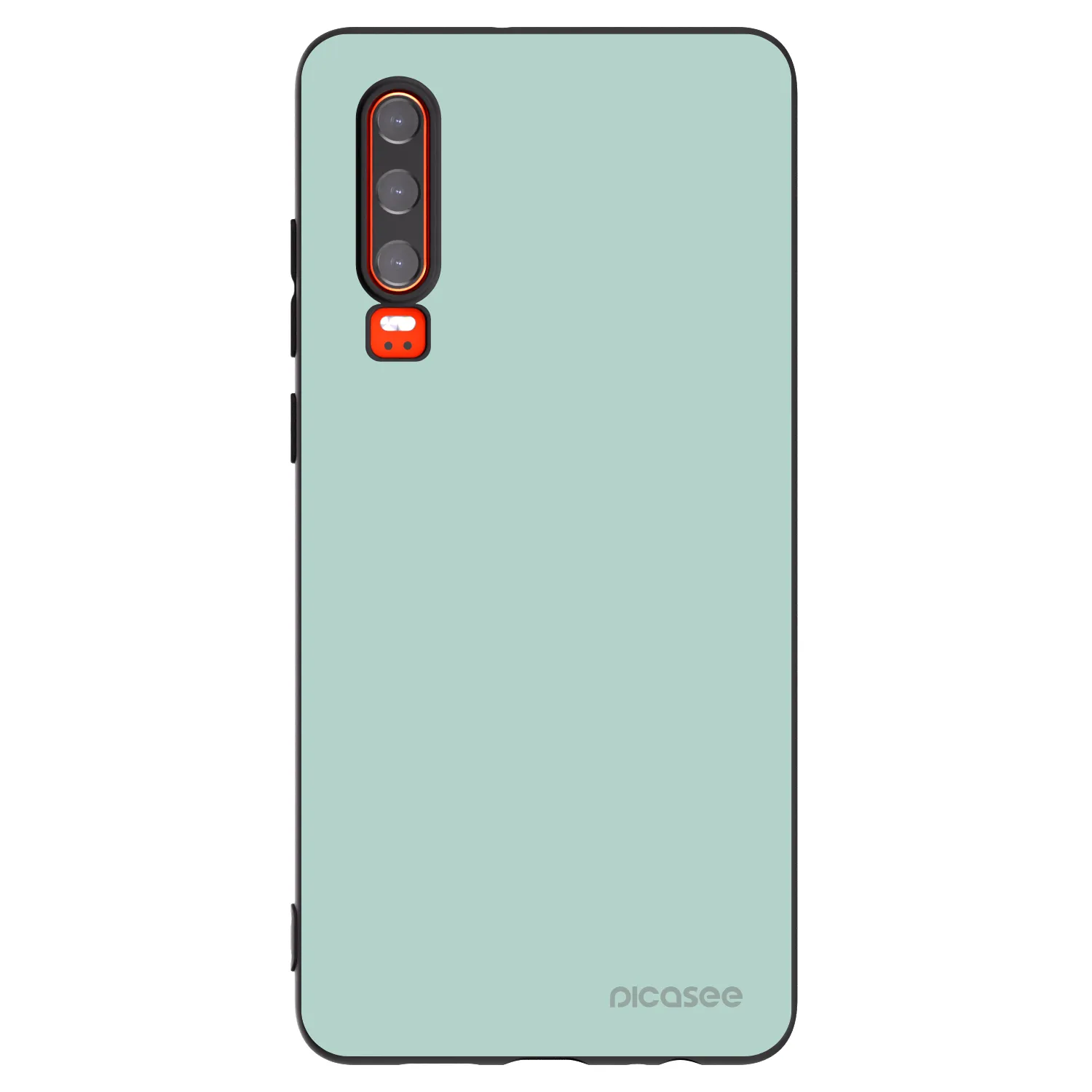 Picasee silikonowe czarne etui na Huawei P30 - Pastel Charm