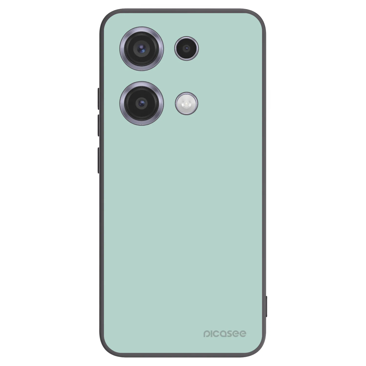 Picasee silikonowe czarne etui na Xiaomi Redmi Note 14S - Pastel Charm