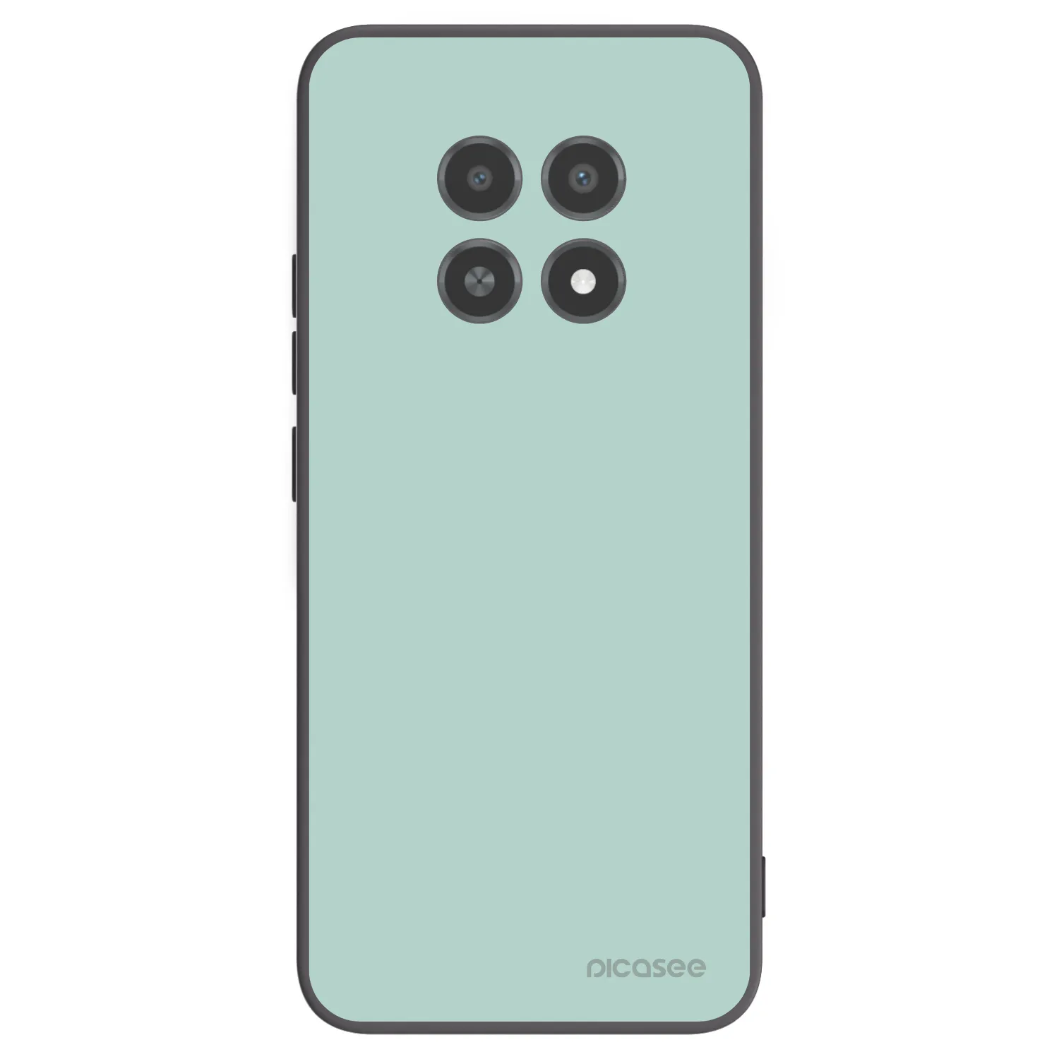 Picasee silikonowe czarne etui na Realme 12X - Pastel Charm
