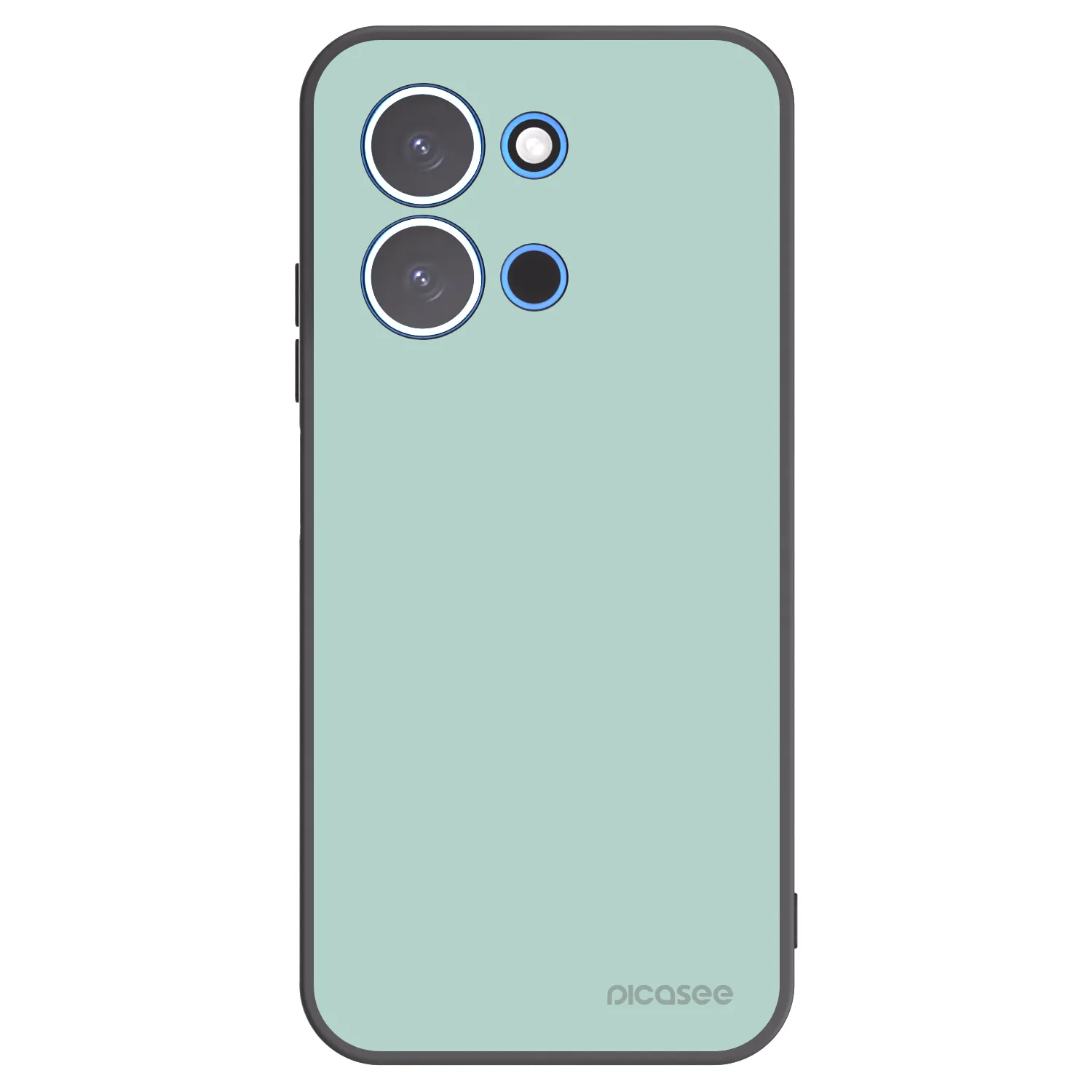 Picasee silikonowe czarne etui na Xiaomi Redmi 15C 4G - Pastel Charm