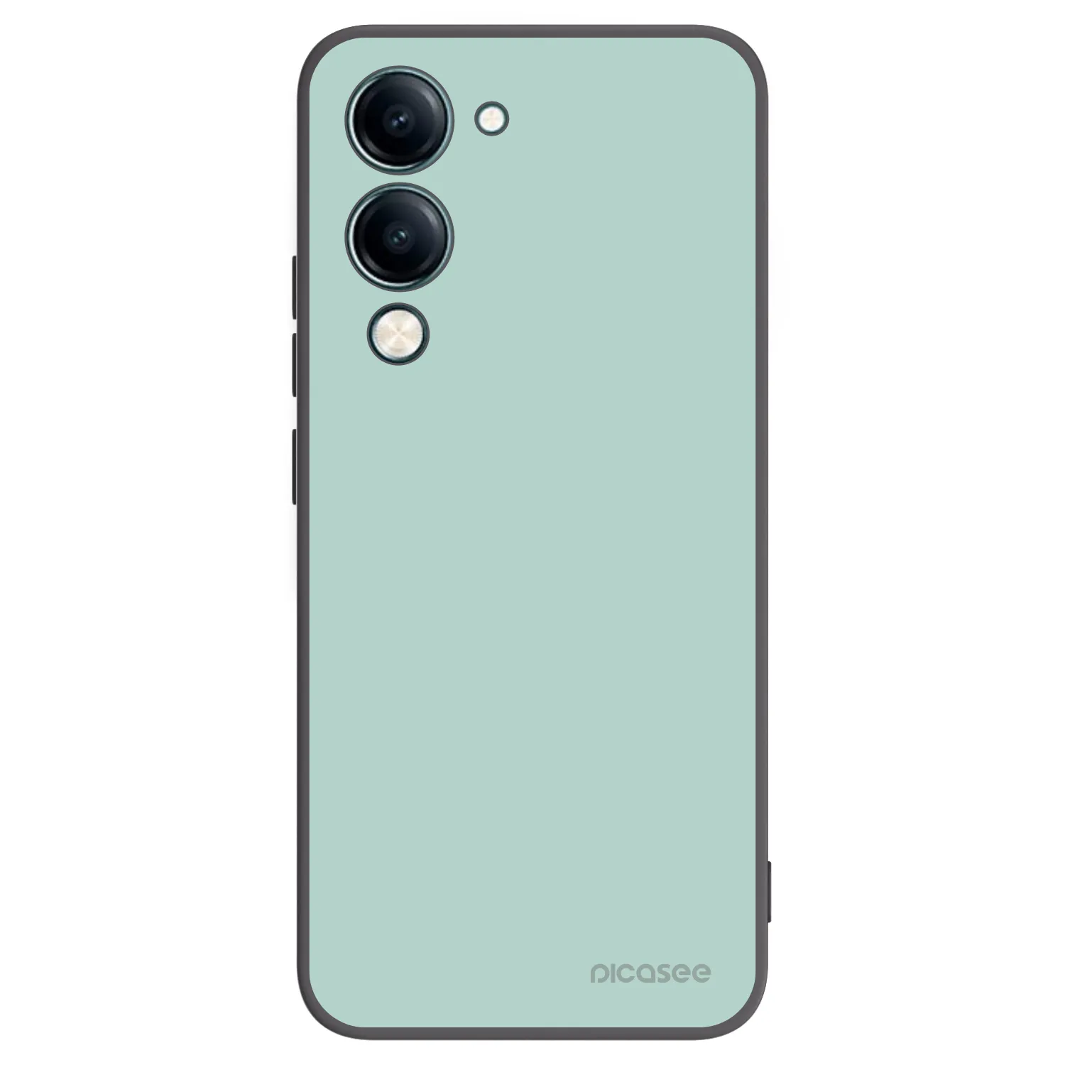 Picasee silikonowe czarne etui na Vivo Y29s 5G - Pastel Charm