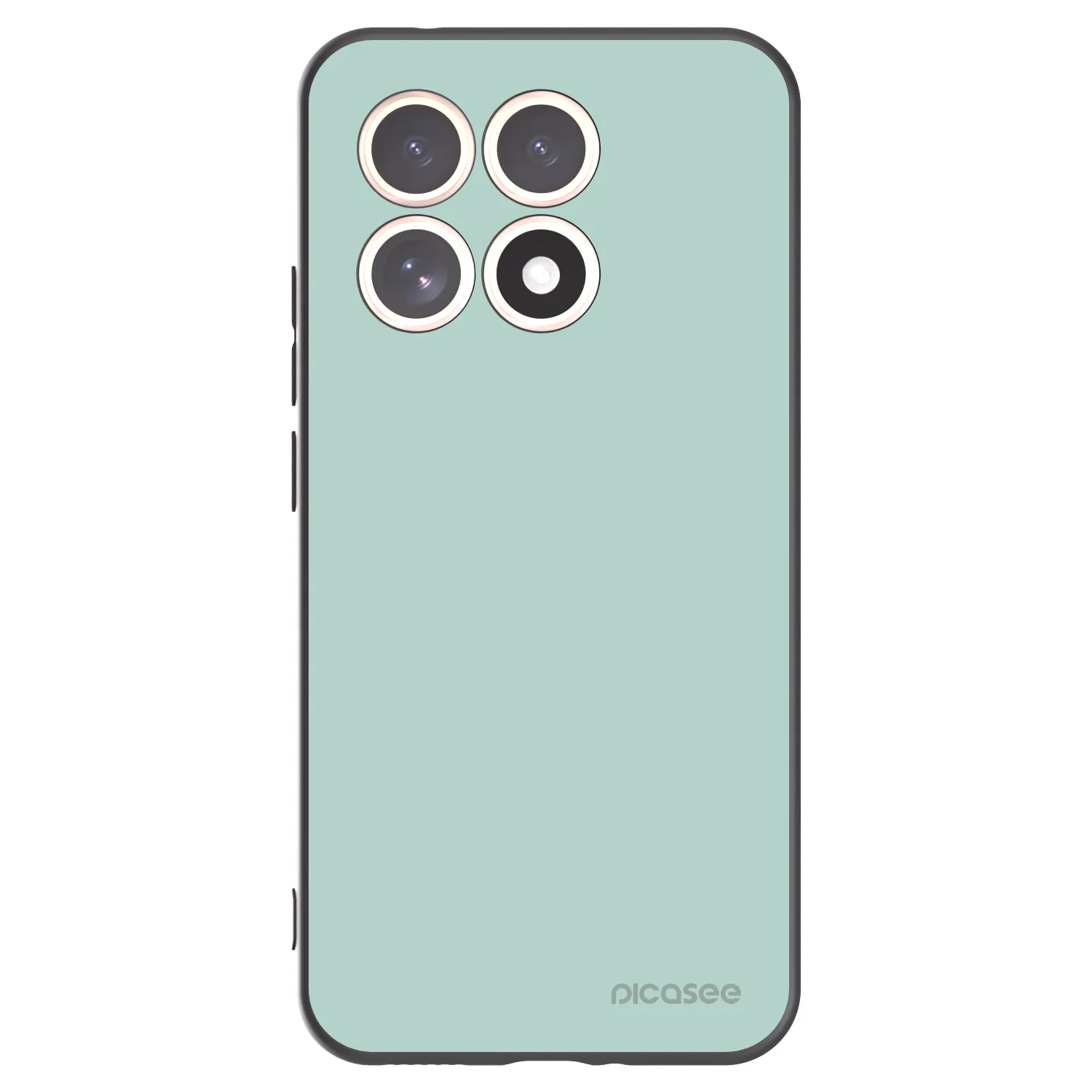 Picasee silikonowe czarne etui na Xiaomi 15T - Pastel Charm