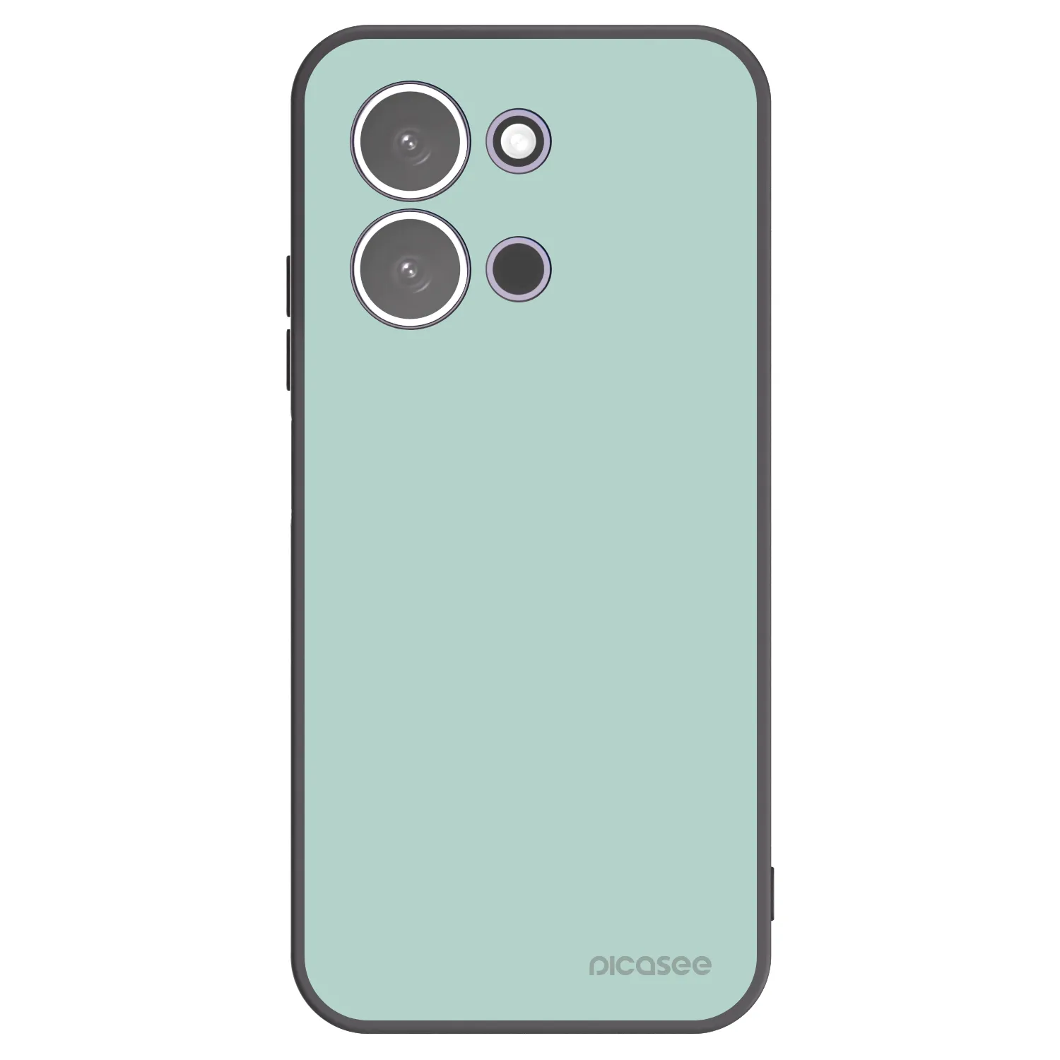 Picasee silikonowe czarne etui na Xiaomi Redmi 15C 5G - Pastel Charm