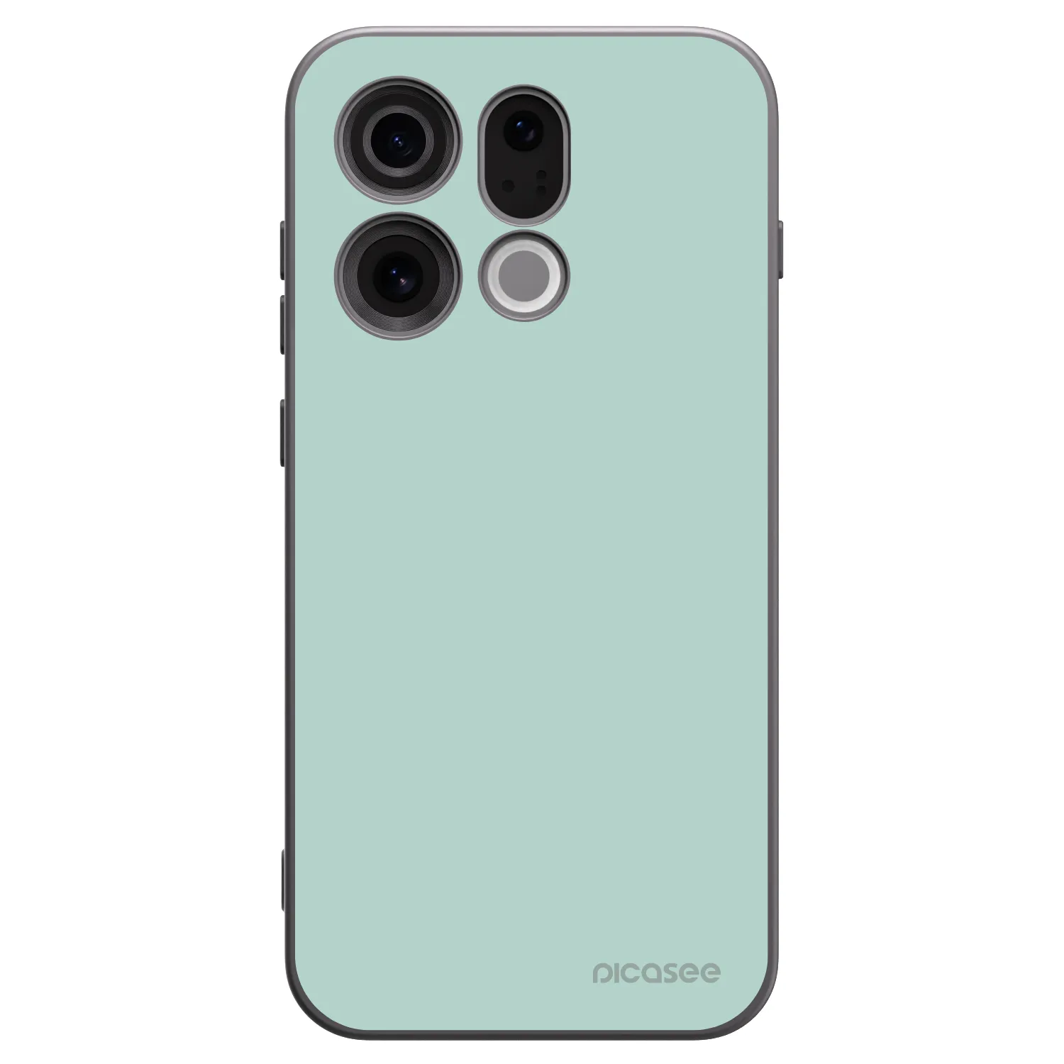 Picasee silikonowe czarne etui na OPPO Find X9 - Pastel Charm