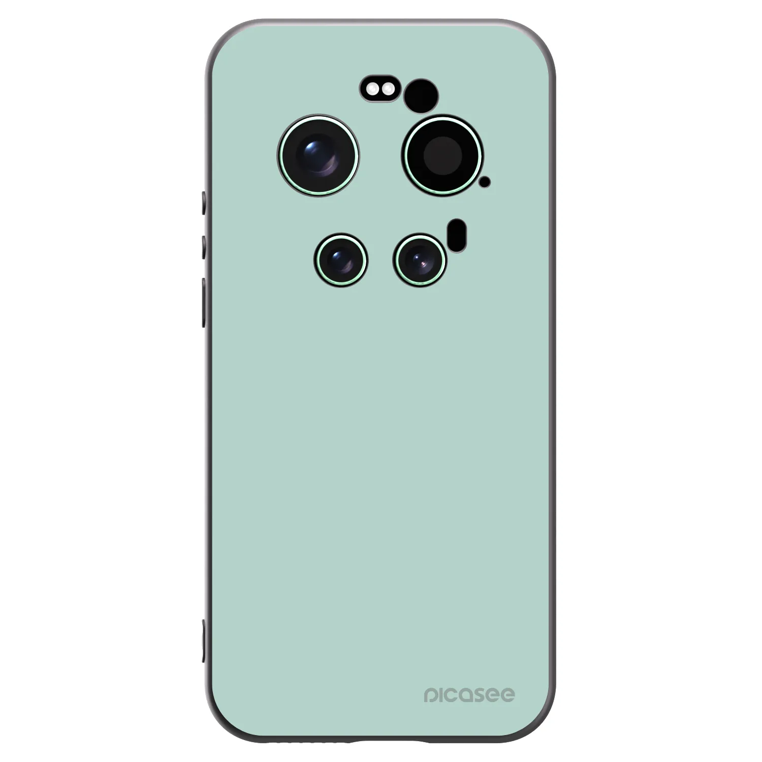 Picasee silikonowe czarne etui na Xiaomi 17 Ultra - Pastel Charm
