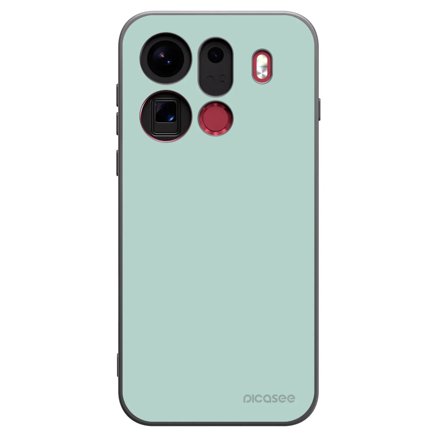 Picasee silikonowe czarne etui na OPPO Find X9 Pro - Pastel Charm
