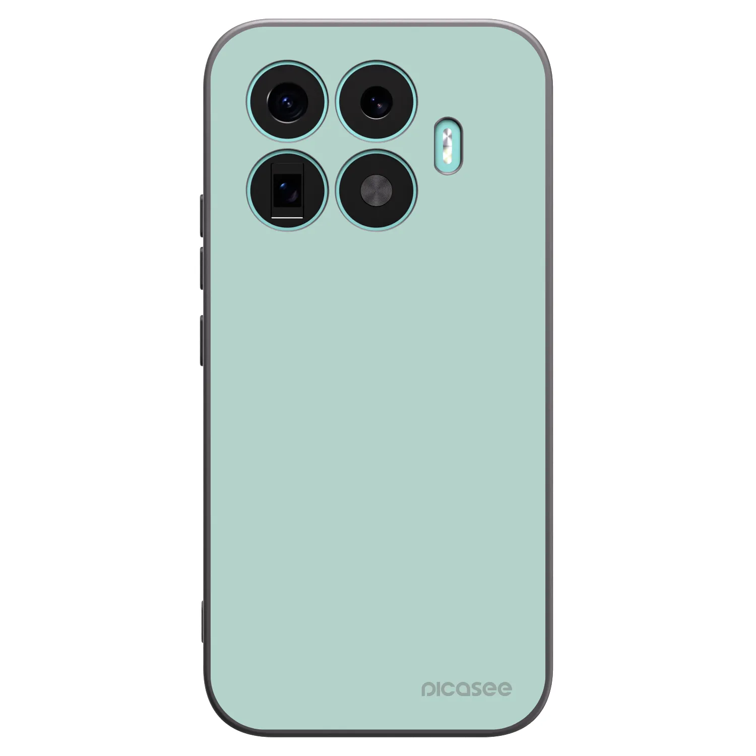 Picasee silikonowe czarne etui na Xiaomi 17T - Pastel Charm