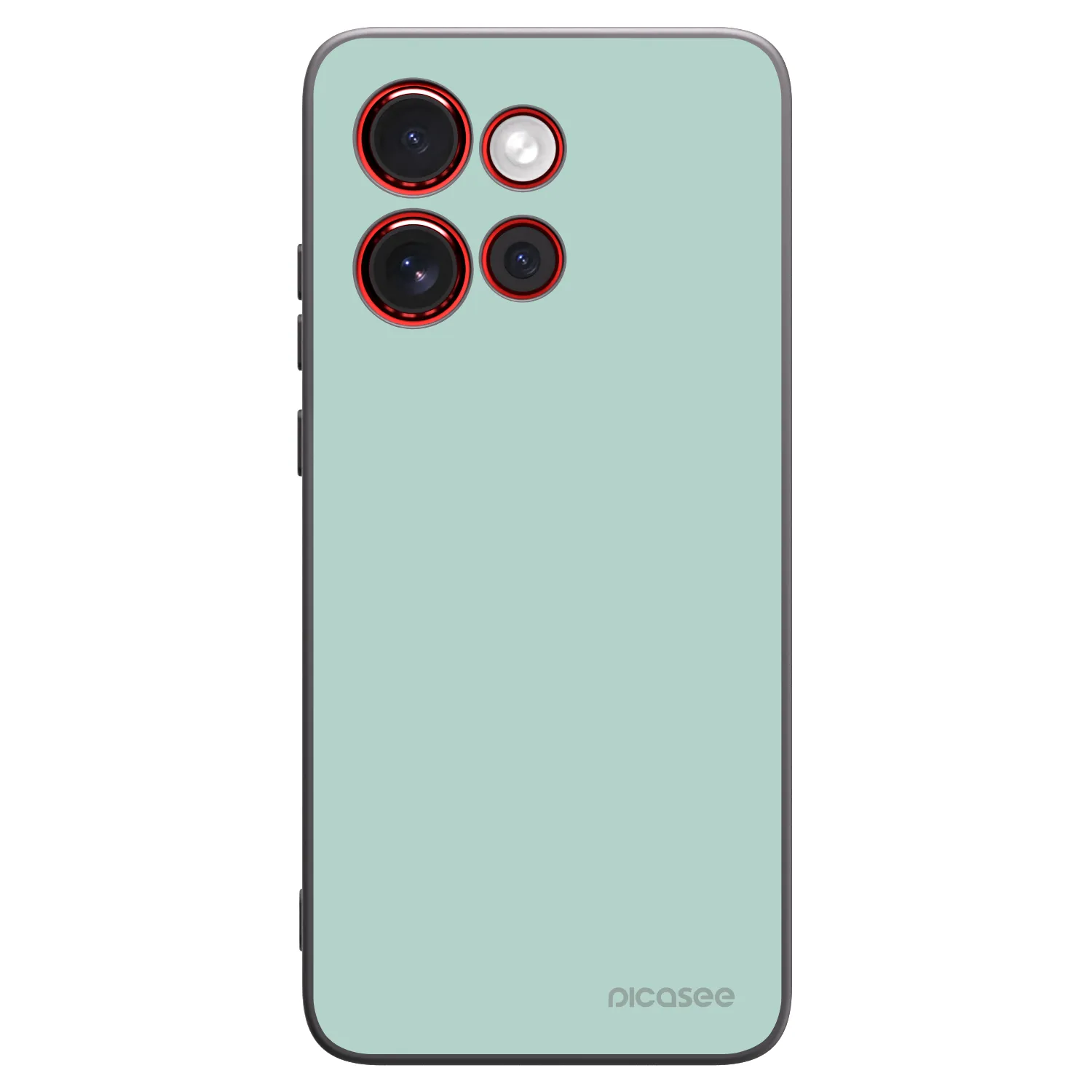 Picasee silikonowe czarne etui na Motorola Edge 60 Neo 5G - Pastel Charm