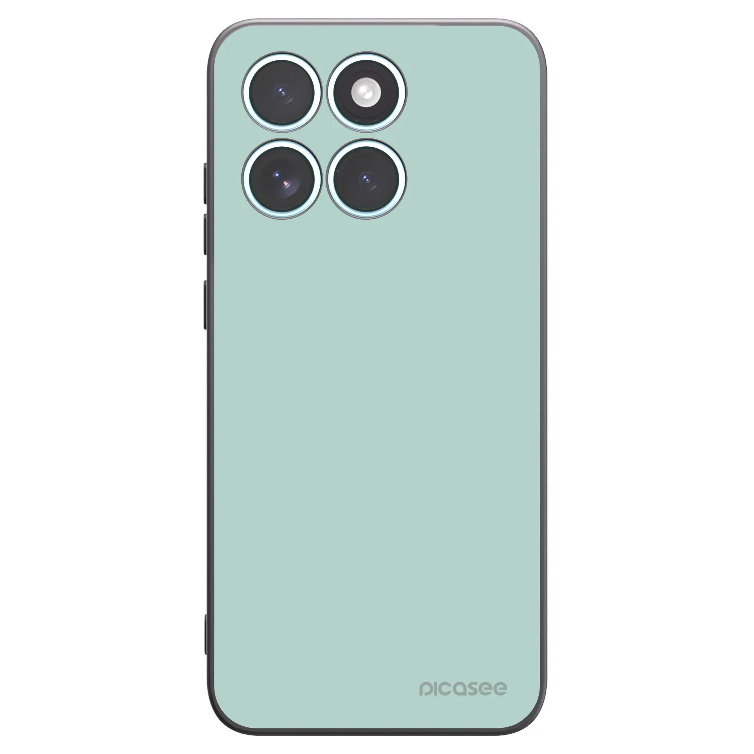 Picasee silikonowe czarne etui na Motorola Edge 70 Fusion - Pastel Charm