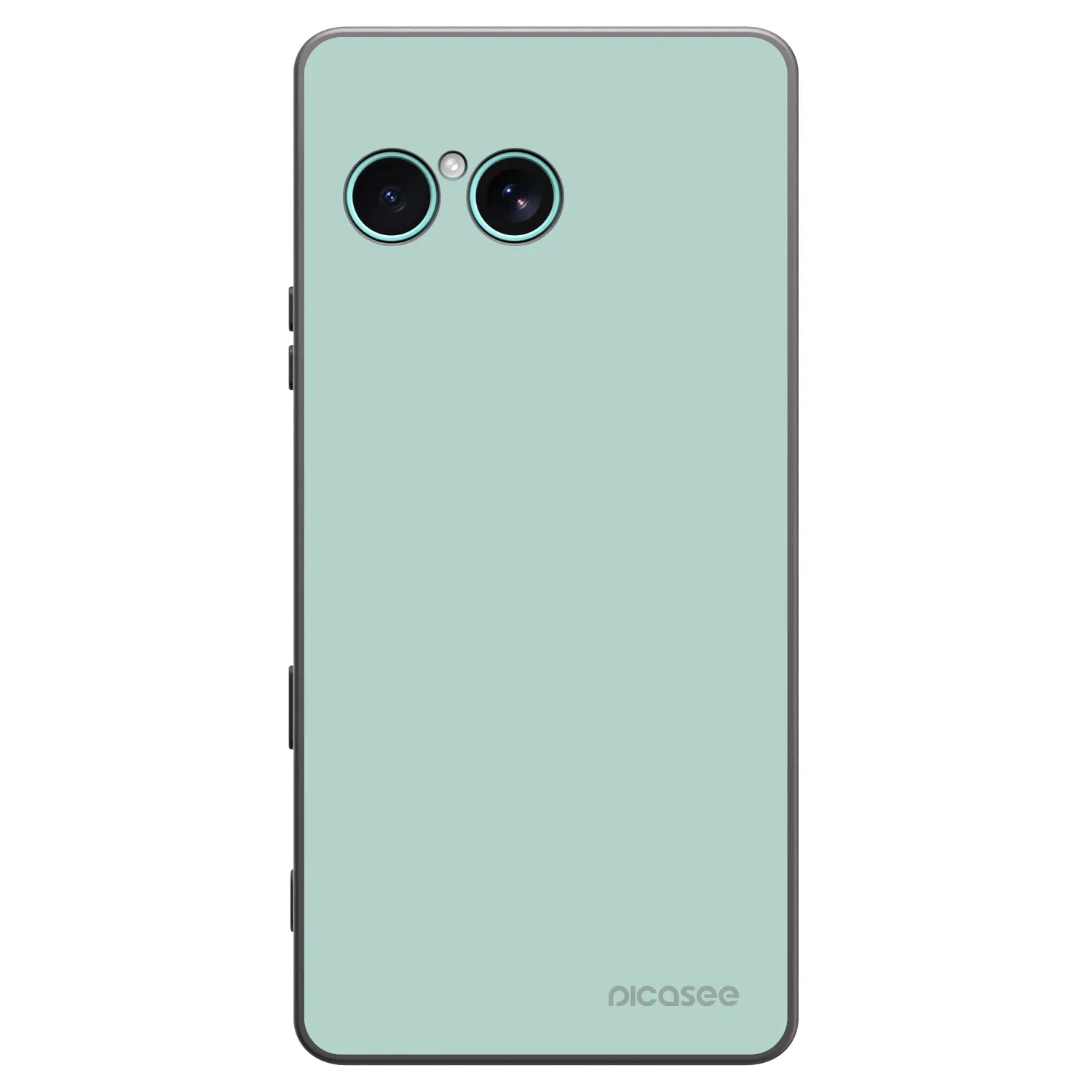 Picasee silikonowe czarne etui na Sony Xperia 10 VII - Pastel Charm