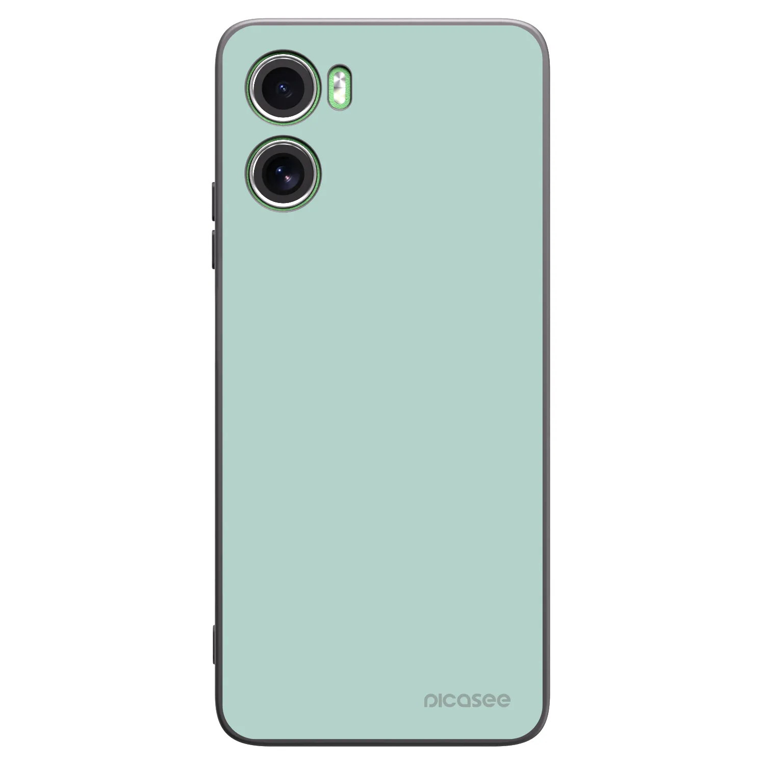 Picasee silikonowe czarne etui na Motorola Moto G06 - Pastel Charm