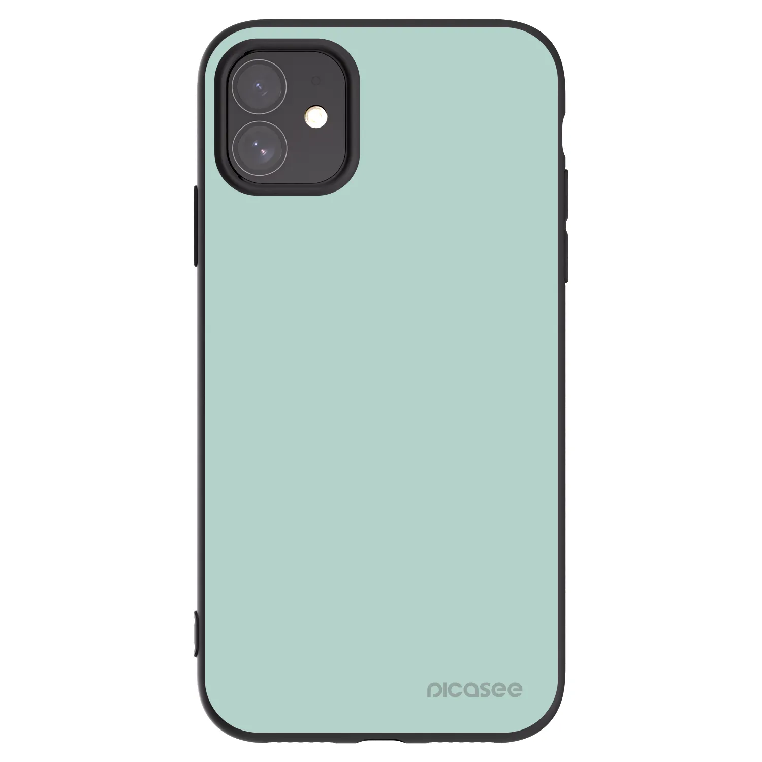 Picasee silikonowe czarne etui na Apple iPhone 11 - Pastel Charm