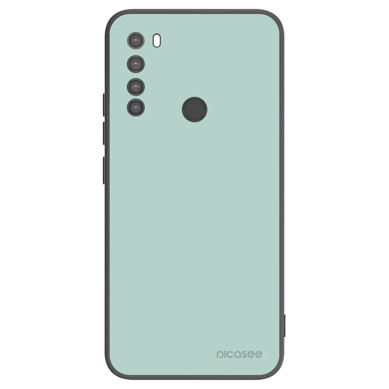 Picasee silikonowe czarne etui na Xiaomi Redmi Note 8 - Pastel Charm