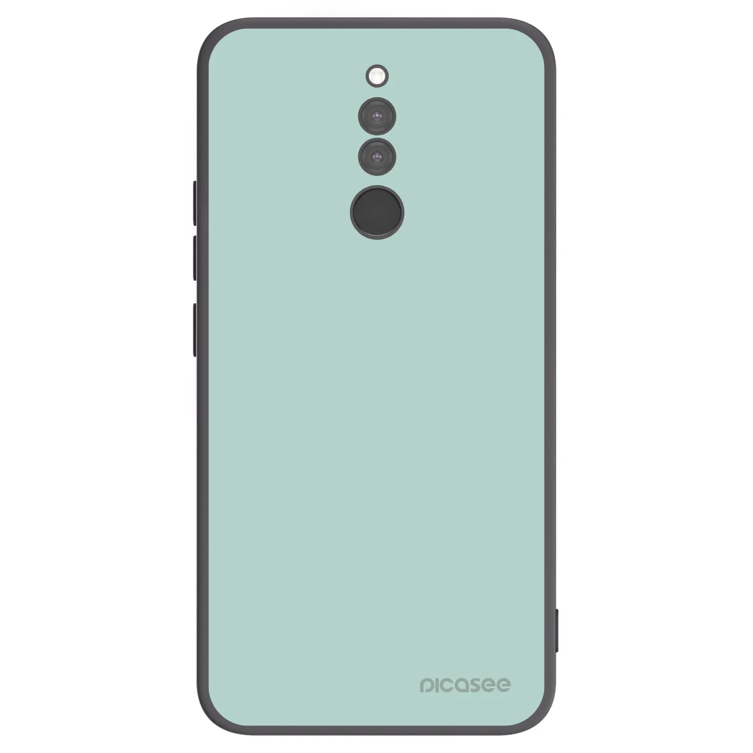 Picasee silikonowe czarne etui na Xiaomi Redmi 8 - Pastel Charm