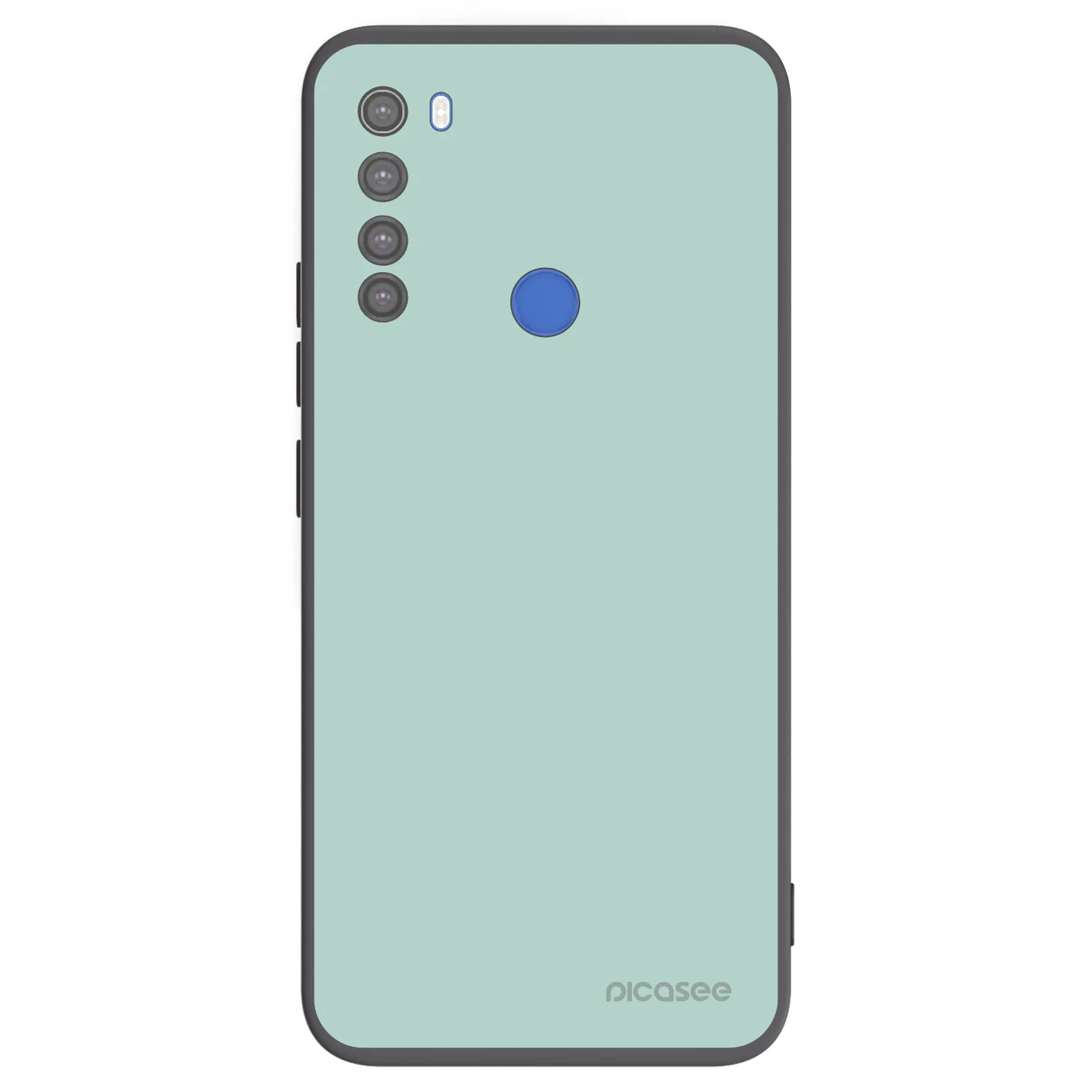Picasee silikonowe czarne etui na Xiaomi Redmi Note 8T - Pastel Charm