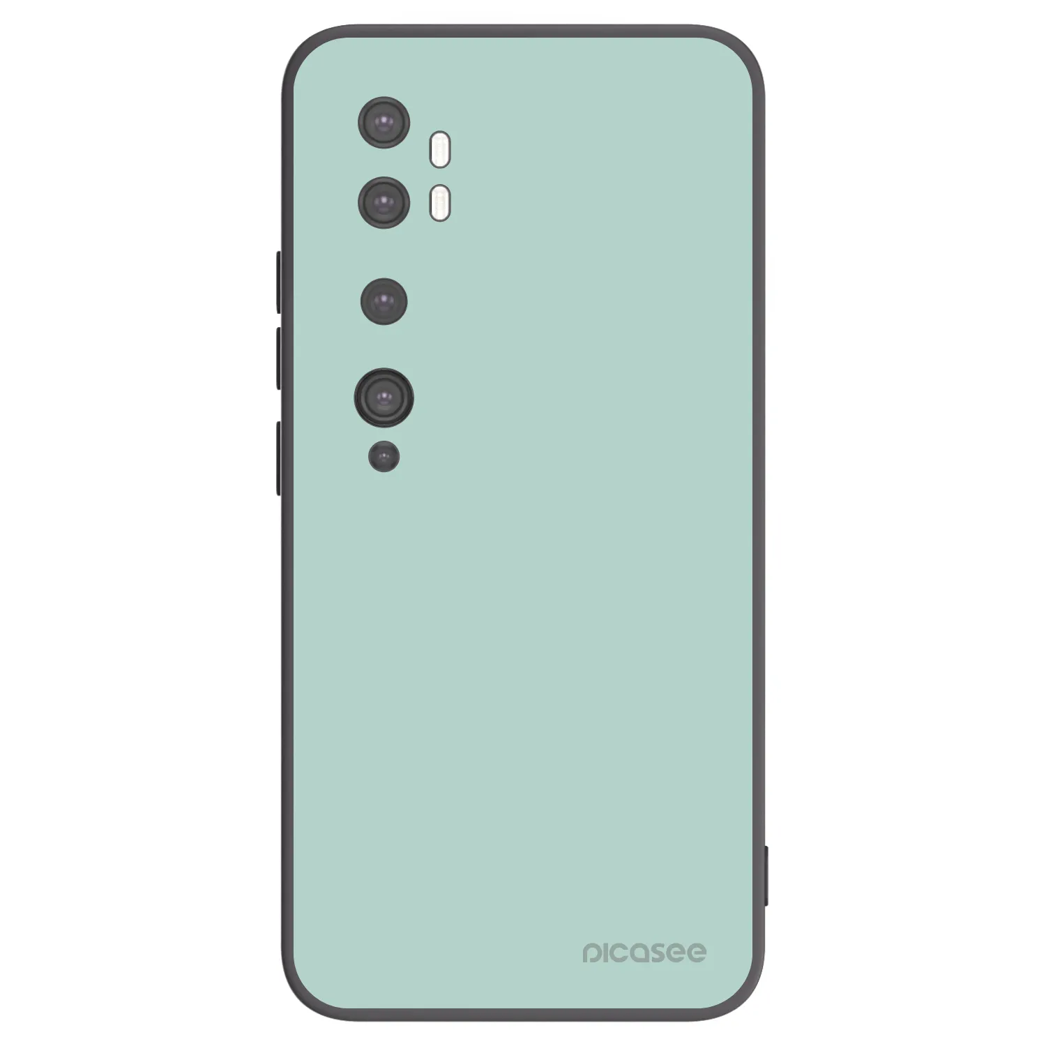 Picasee silikonowe czarne etui na Xiaomi Mi Note 10 (Pro) - Pastel Charm