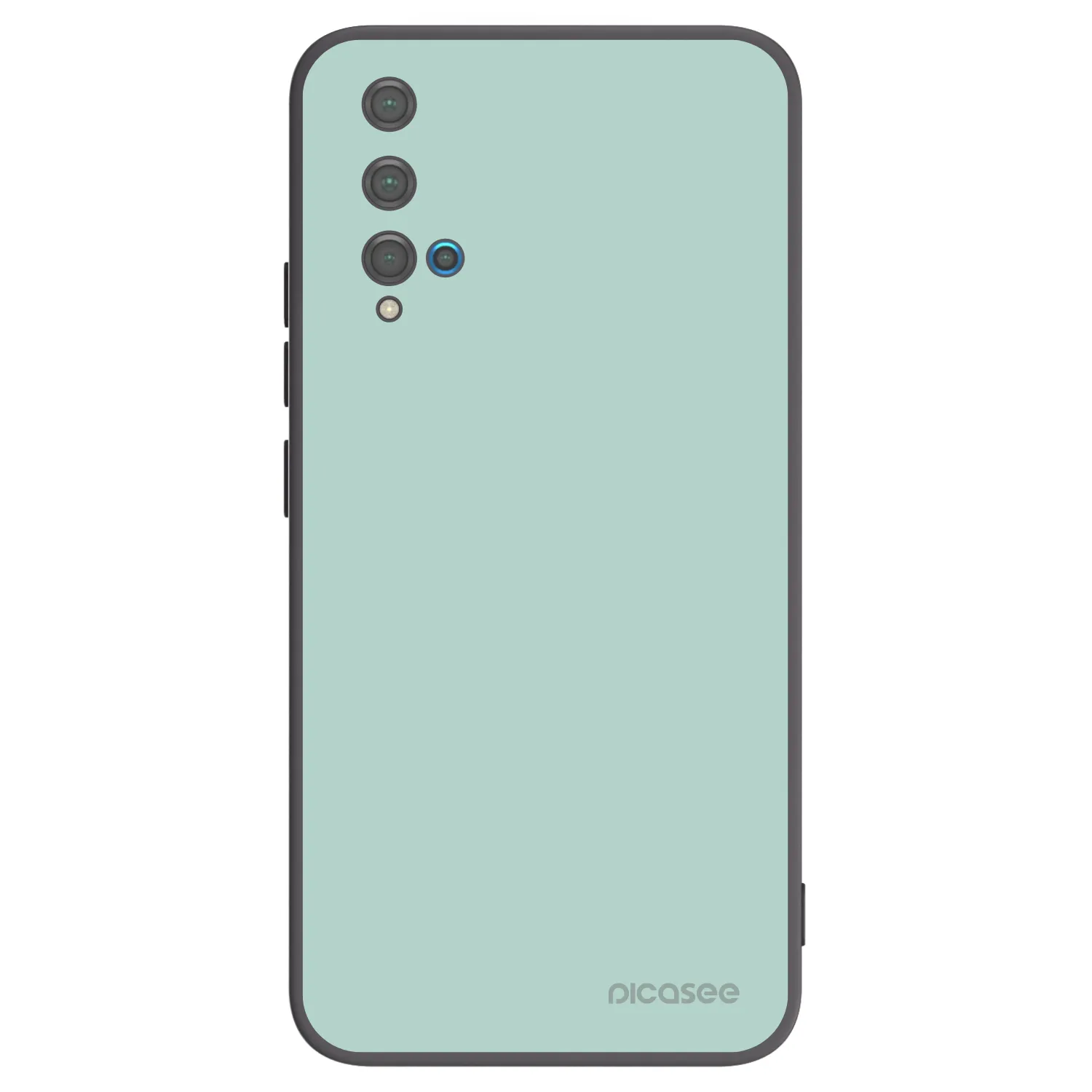 Picasee silikonowe czarne etui na Huawei Nova 5T - Pastel Charm