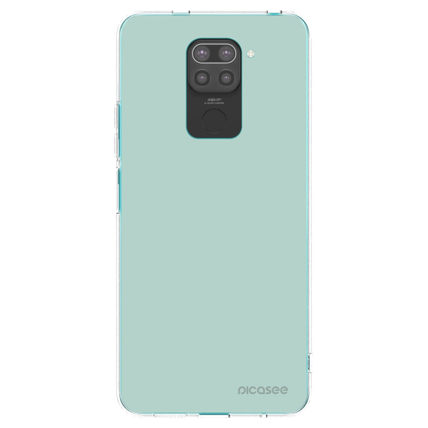 Picasee silikonowe czarne etui na Xiaomi Redmi Note 9 - Pastel Charm