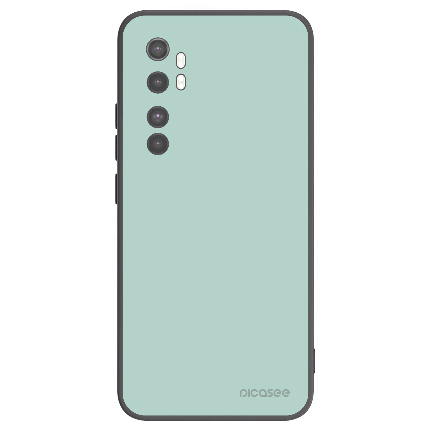 Picasee silikonowe czarne etui na Xiaomi Mi Note 10 Lite - Pastel Charm
