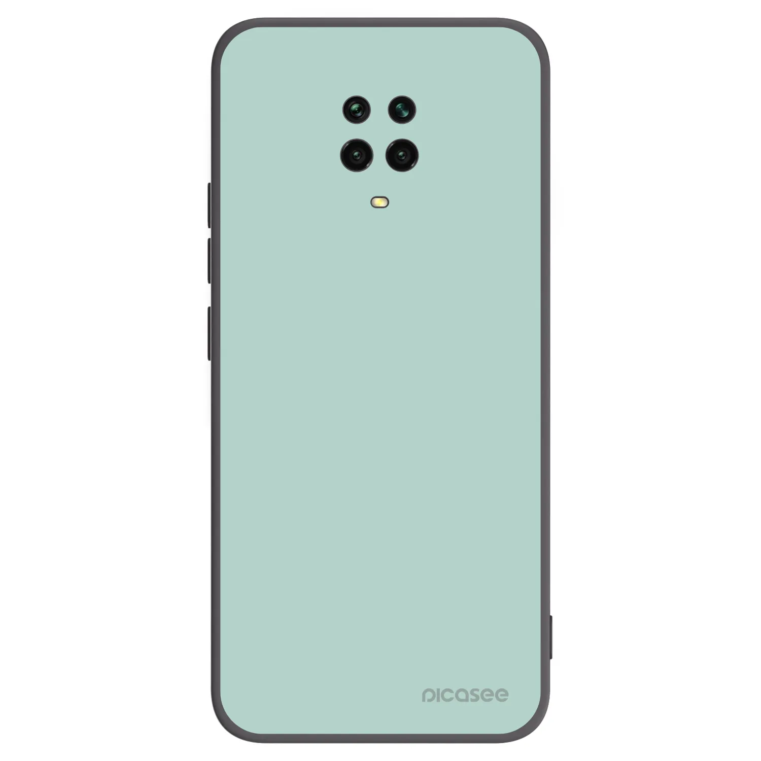 Picasee silikonowe czarne etui na Xiaomi Redmi Note 9S - Pastel Charm