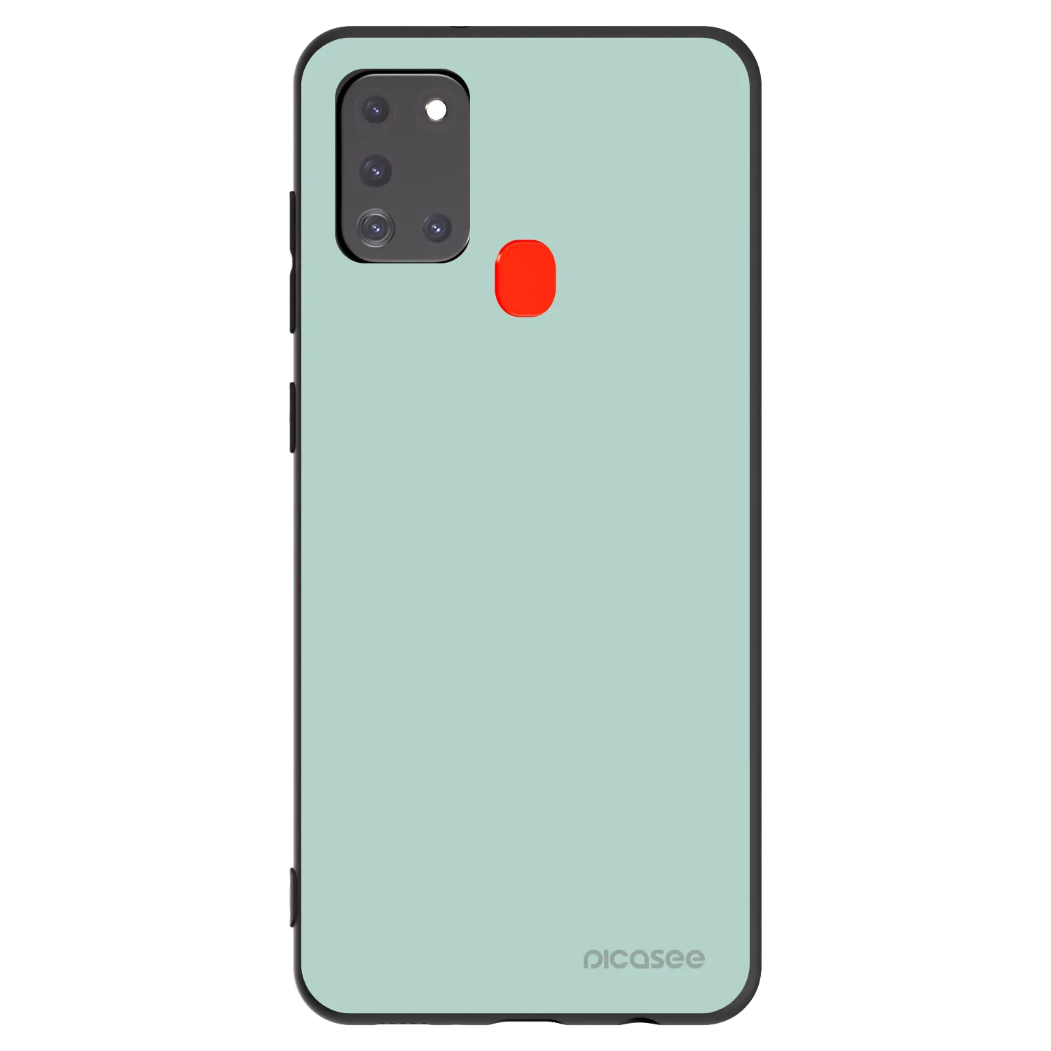 Picasee silikonowe czarne etui na Samsung Galaxy A21s - Pastel Charm