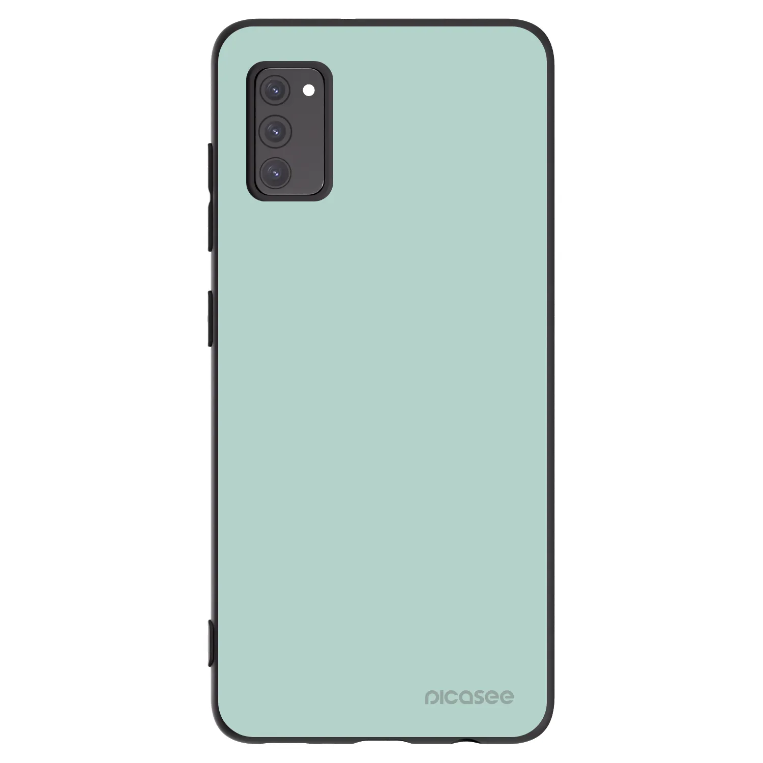 Picasee silikonowe czarne etui na Samsung Galaxy A41 A415F - Pastel Charm