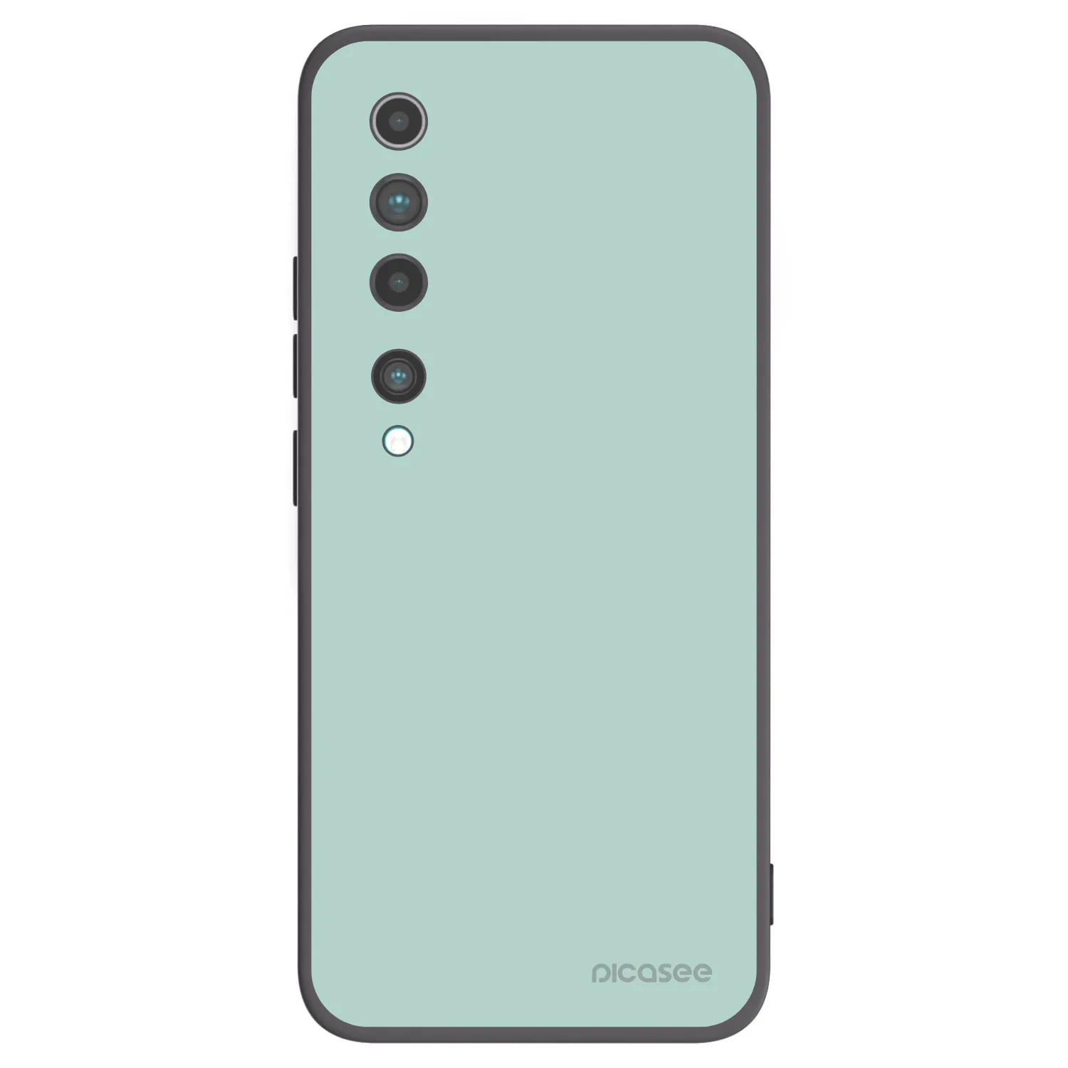 Picasee silikonowe czarne etui na Xiaomi Mi 10 - Pastel Charm