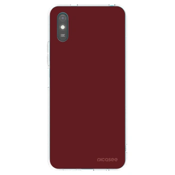 Picasee silikonowe przeźroczyste etui na Xiaomi Redmi 9A - Red Bliss