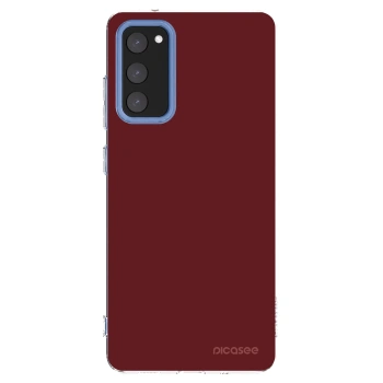 Picasee silikonowe przeźroczyste etui na Samsung Galaxy S20 FE - Red Bliss