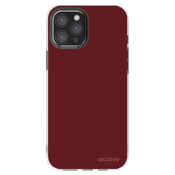 Picasee silikonowe przeźroczyste etui na Apple iPhone 12 Pro Max - Red Bliss