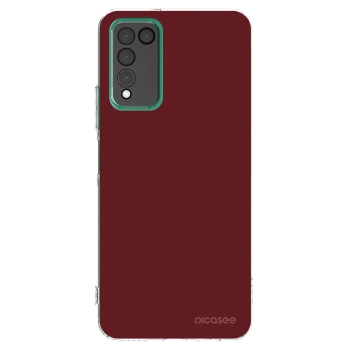 Picasee silikonowe przeźroczyste etui na Honor 10X Lite - Red Bliss