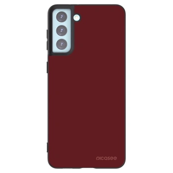 Picasee silikonowe czarne etui na Samsung Galaxy S21+ 5G G996F - Red Bliss