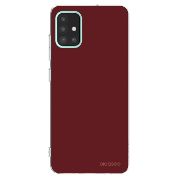 Picasee silikonowe przeźroczyste etui na Samsung Galaxy M31s - Red Bliss